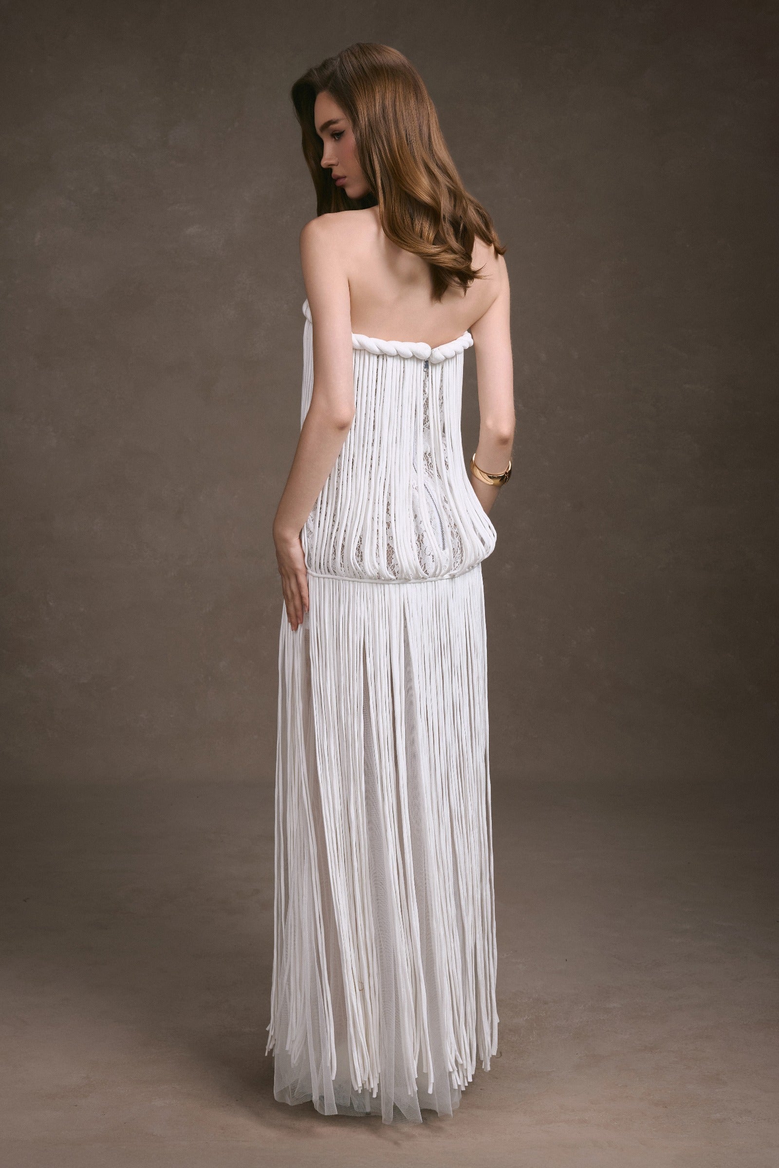 Helena Straight Across Maxi Dress
