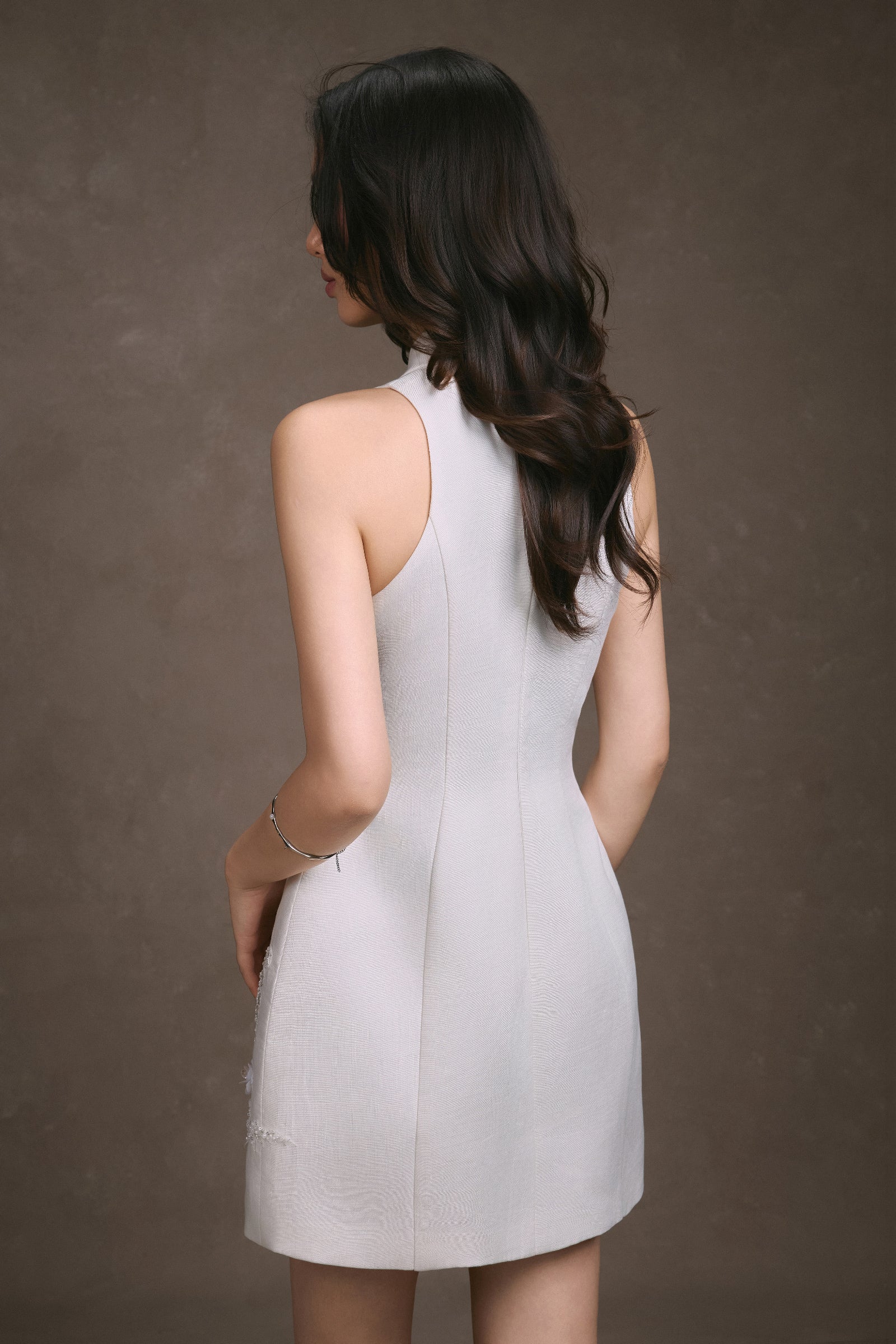 Adelisa Embroidery Mini Dress