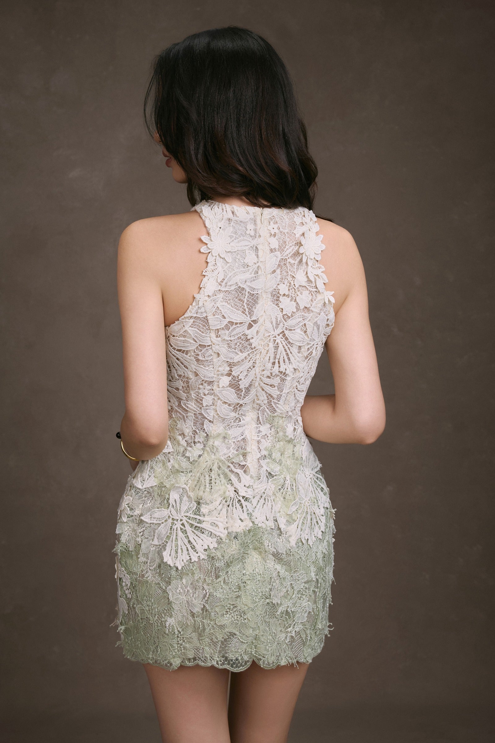 Gardenia Applique Mini Dress