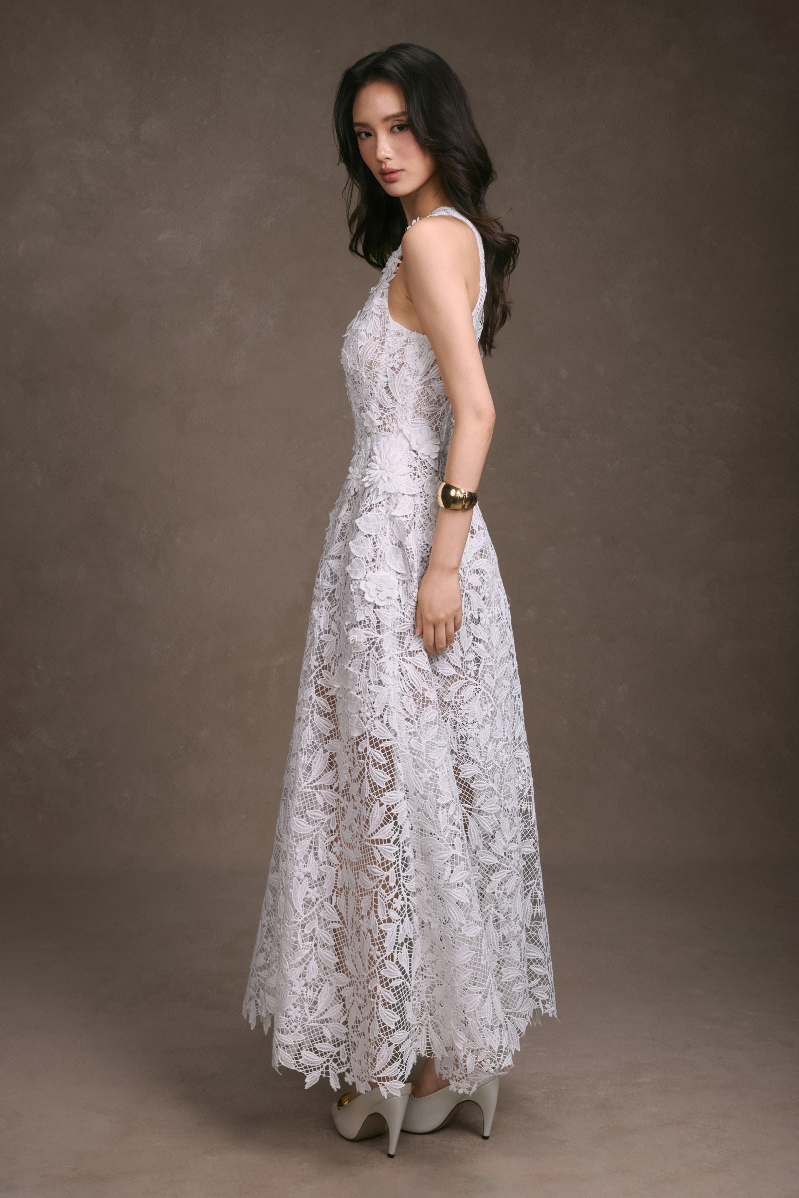 Evelina A-line Maxi Dress