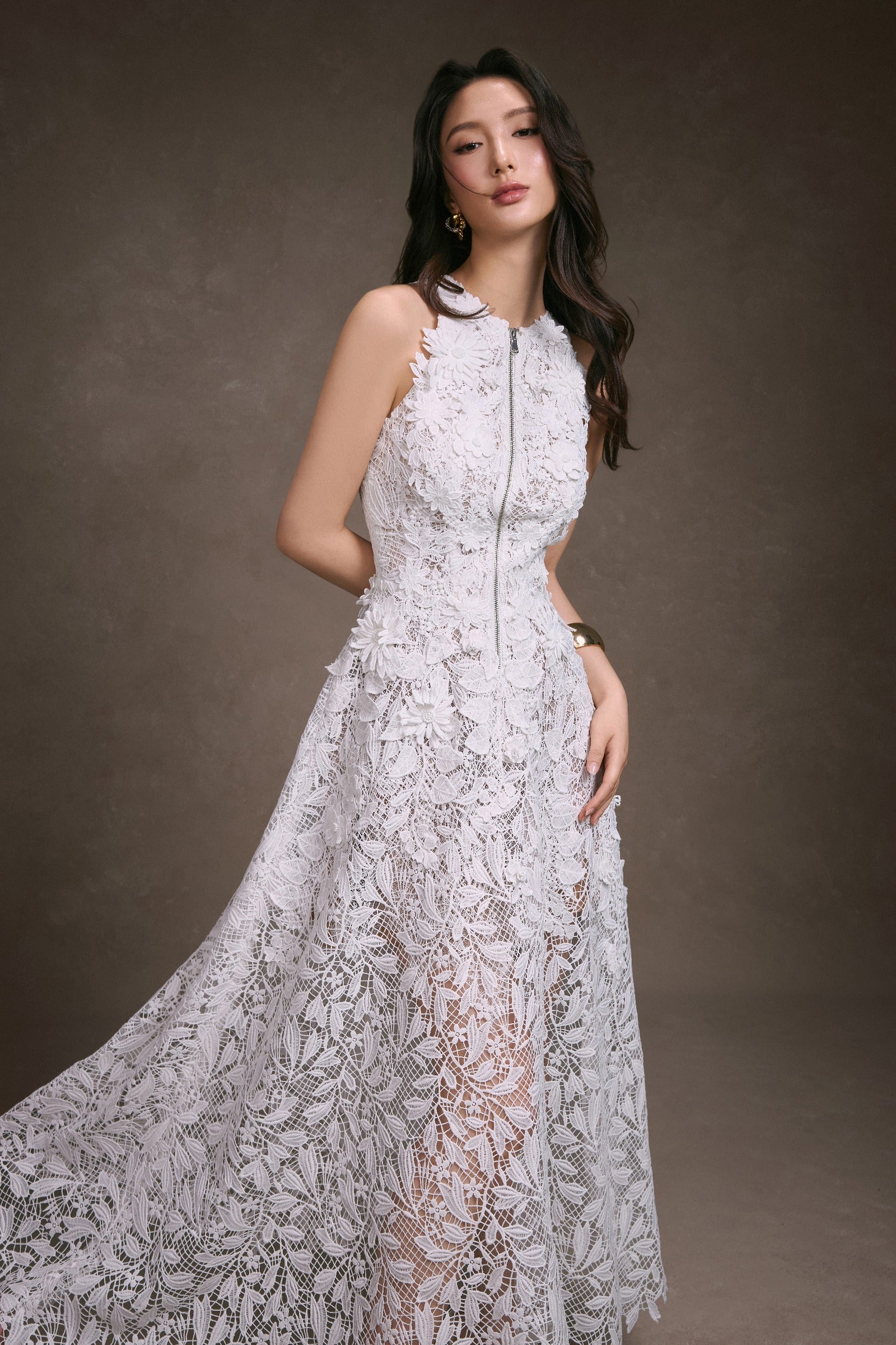 Evelina A-line Maxi Dress