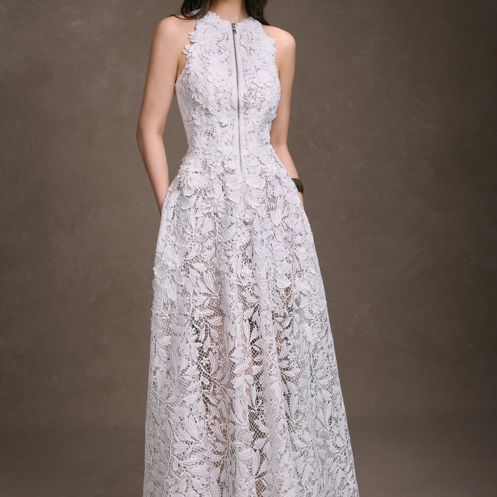 Evelina A-line Maxi Dress