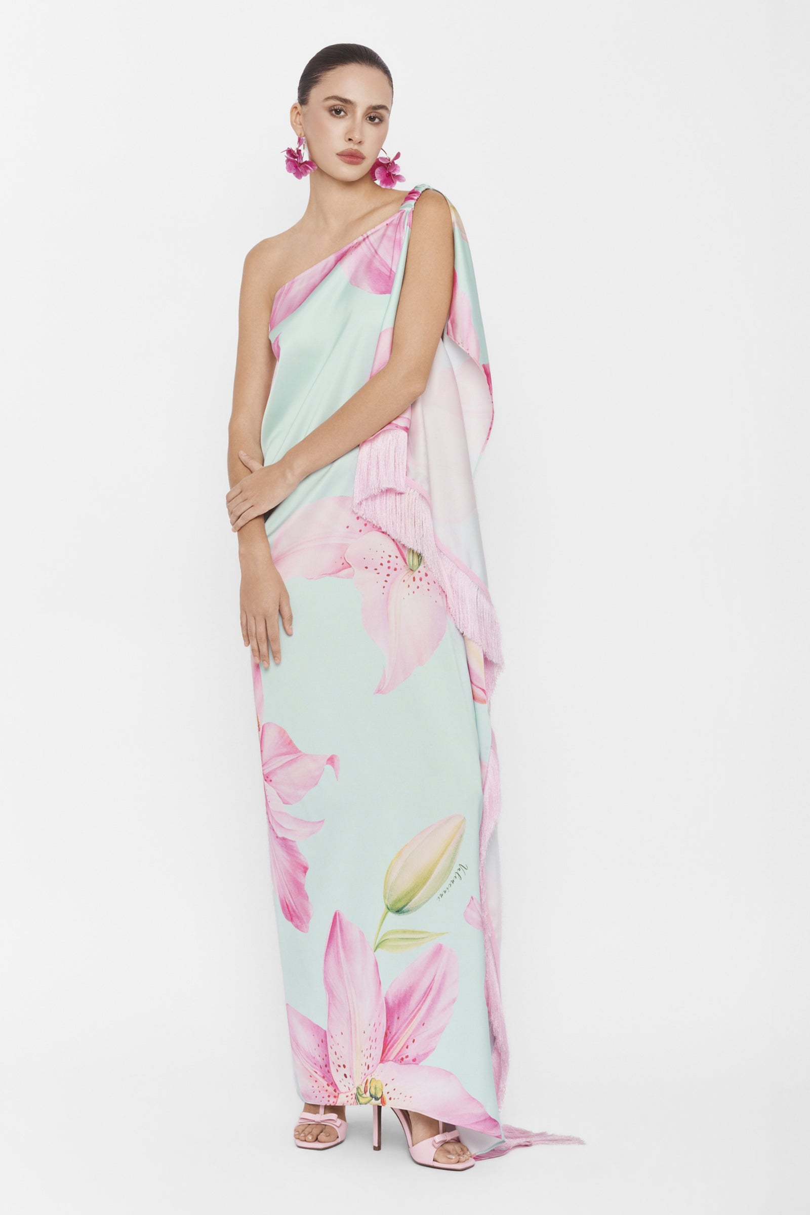 Sylvie One Shoulder Maxi Dress