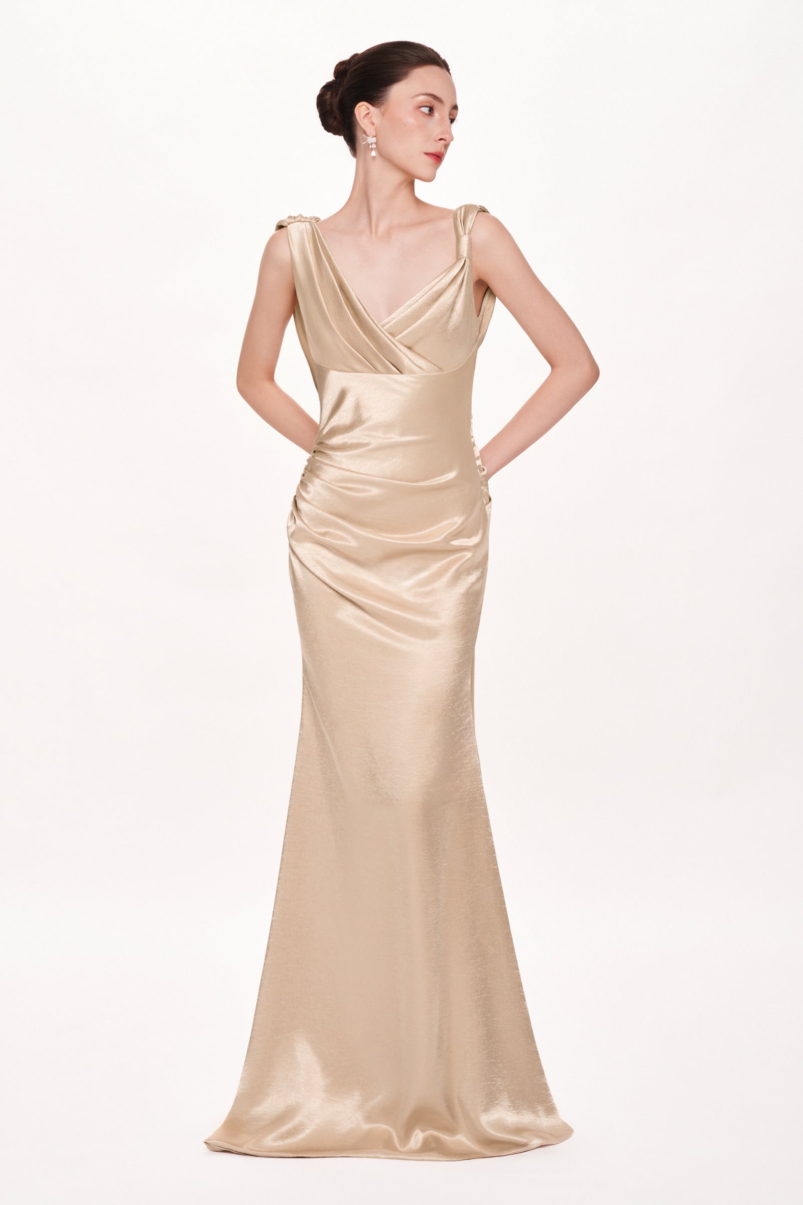 Éclat V-Neck Maxi Dress