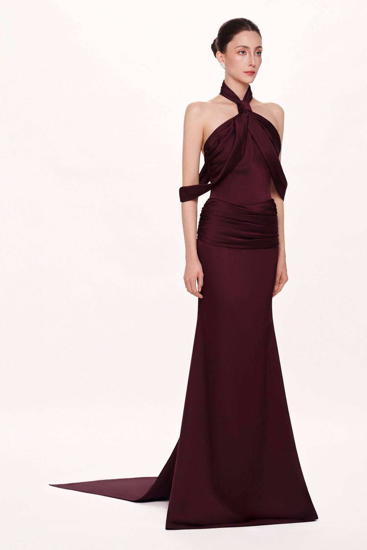 Élan Halter Maxi Dress