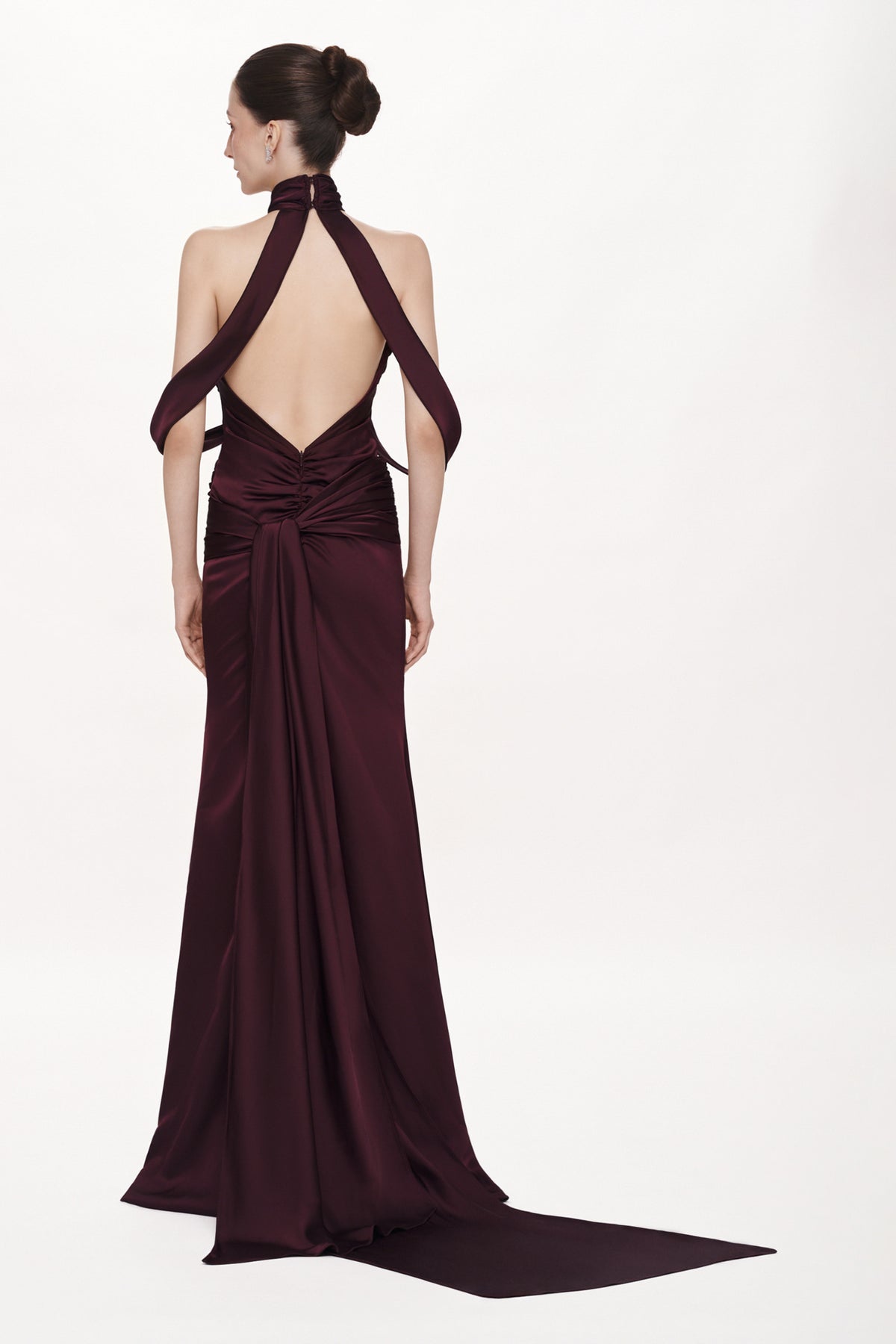 Élan Halter Maxi Dress