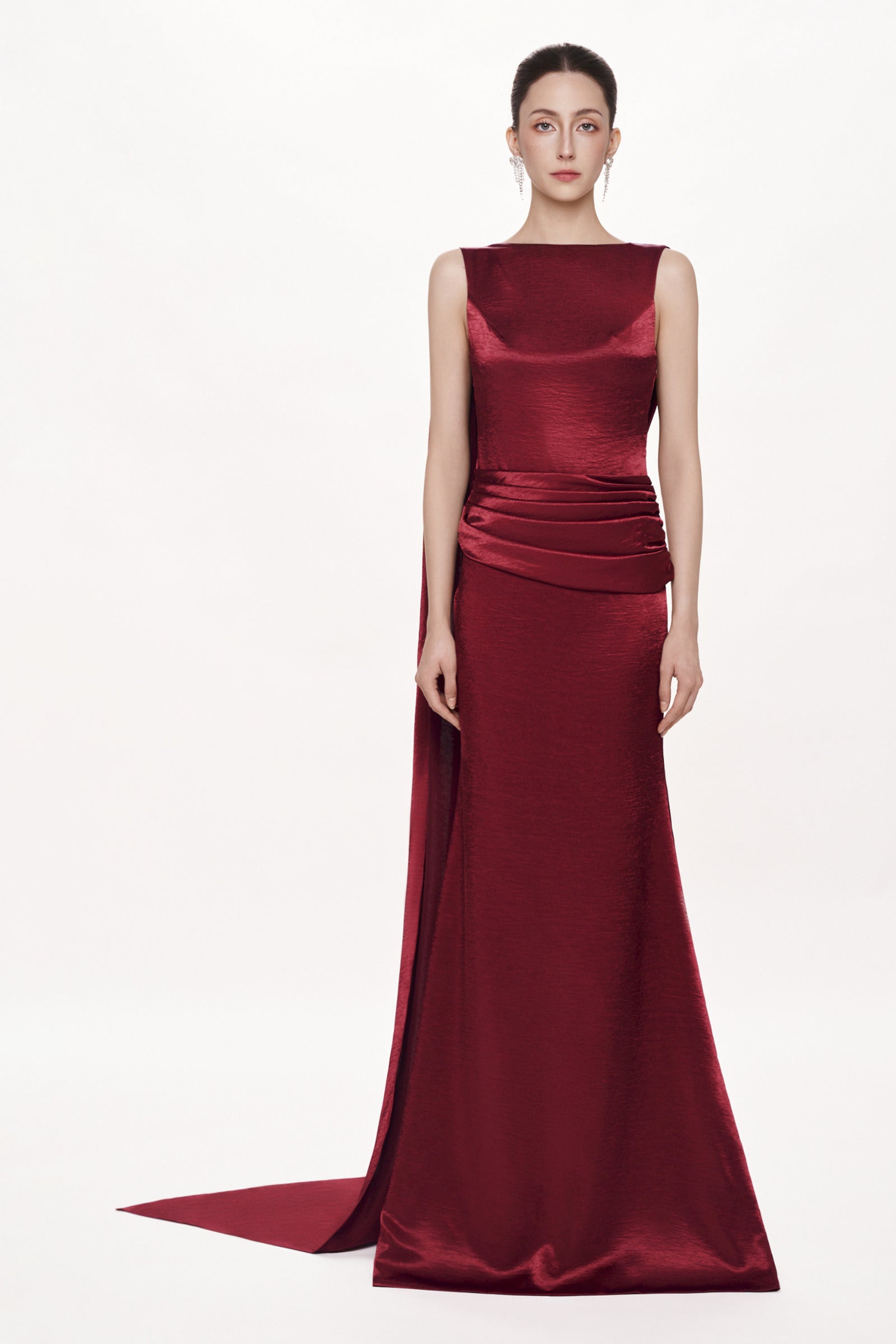 Rougea Draped Maxi Dress