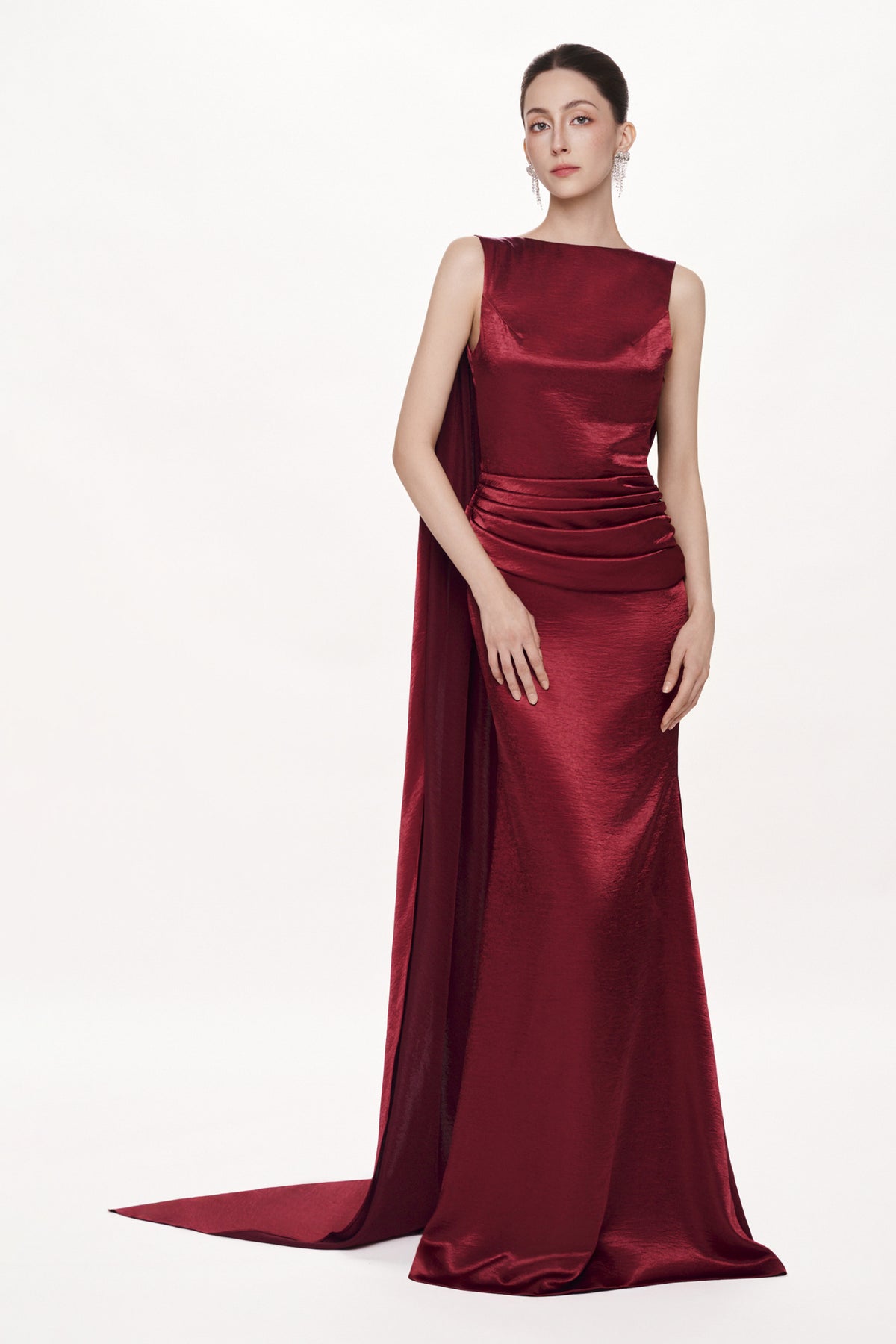 Rougea Draped Maxi Dress