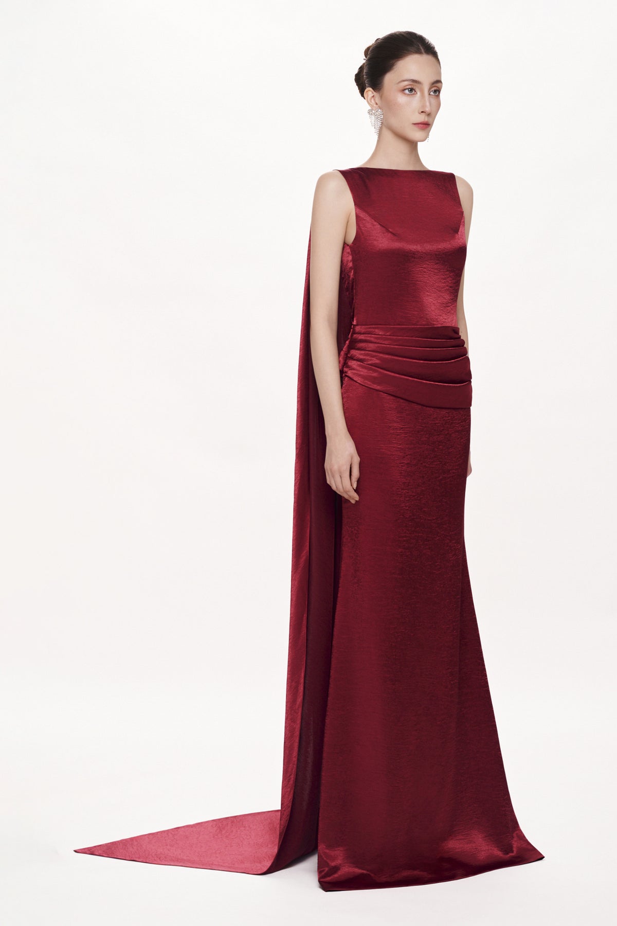 Rougea Draped Maxi Dress