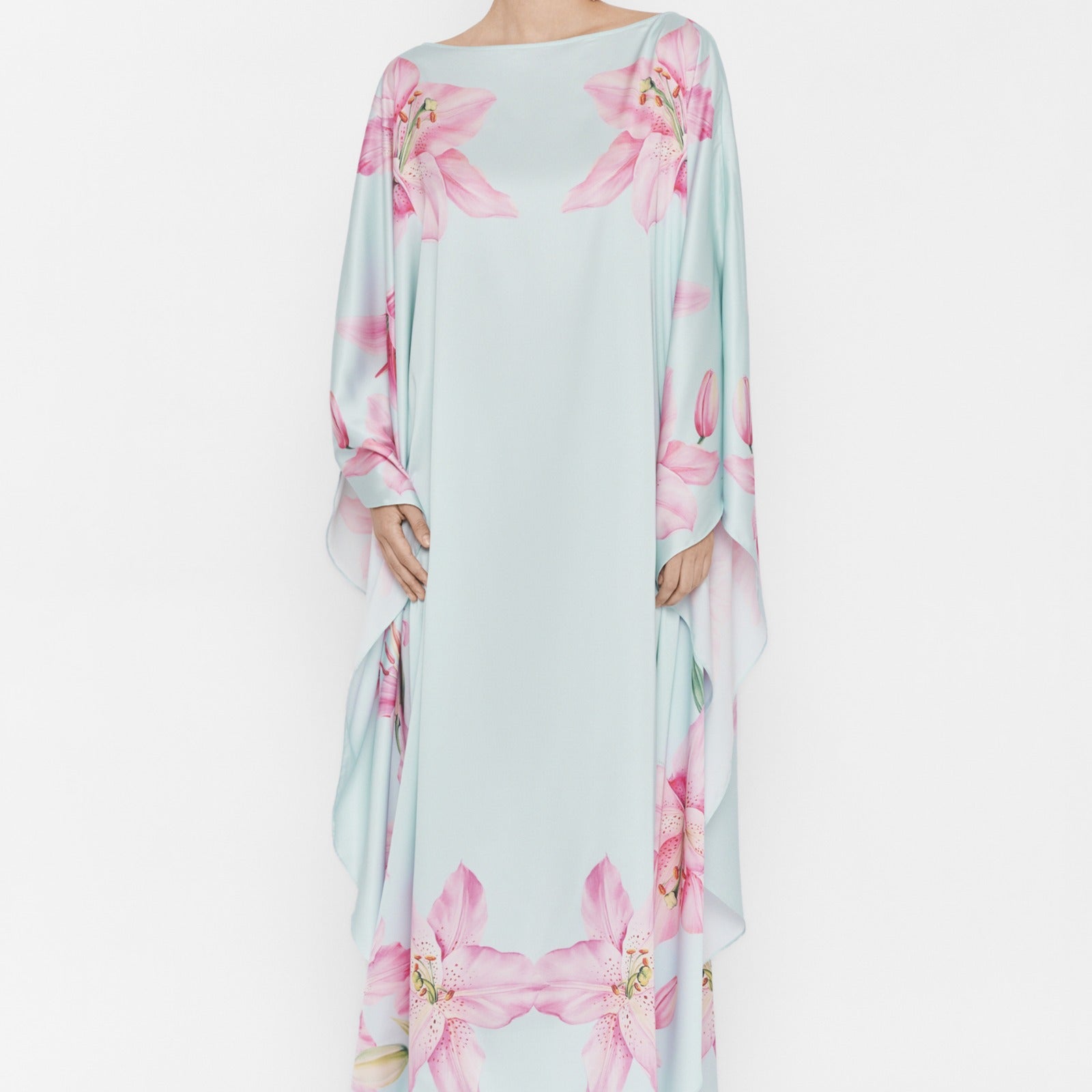 Evania Boat Neck Maxi Dress