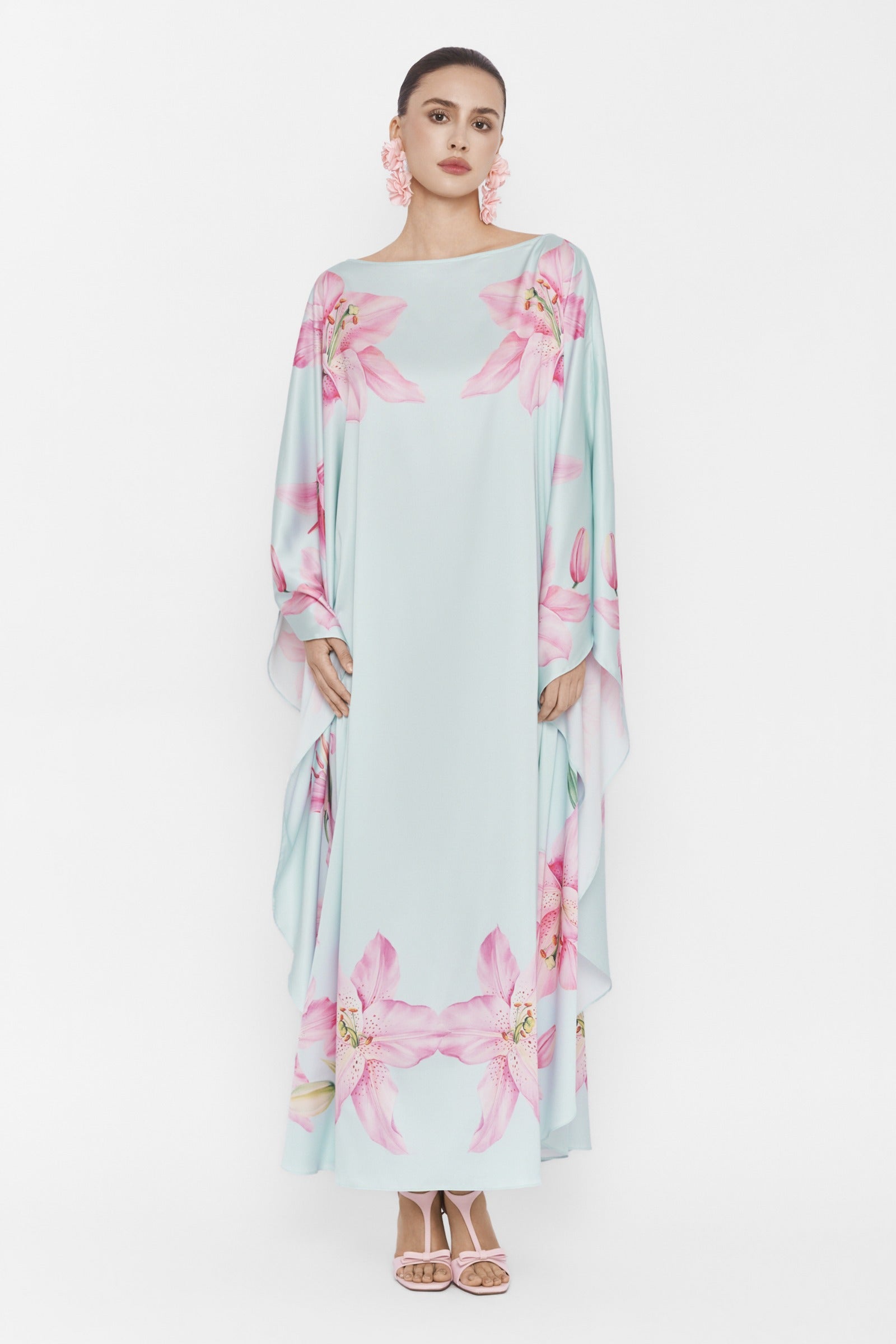 Women's Evania Boat Neck Maxi Dress Multicolor S/M/L/XL/XXL/Customize MEAN BLVD