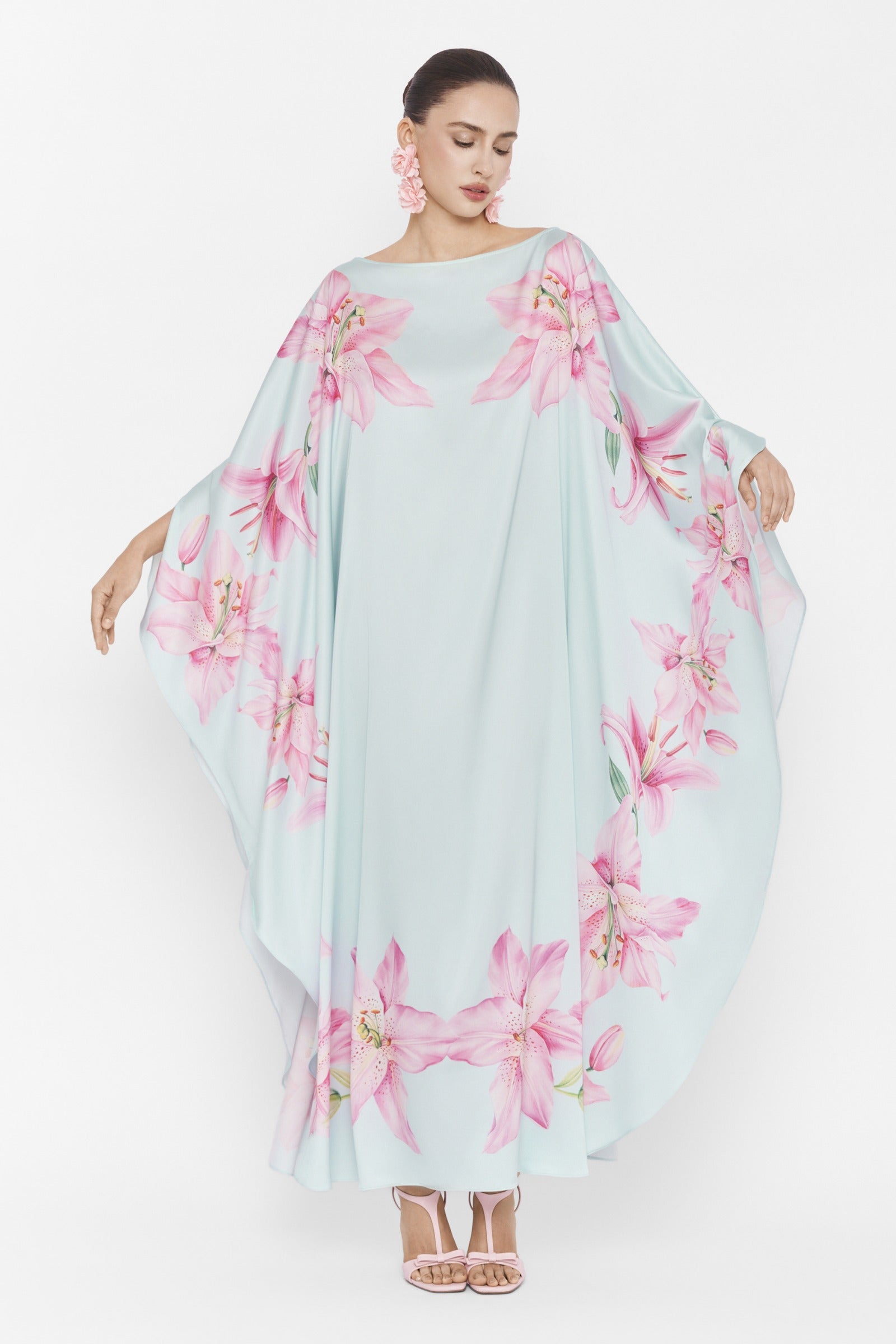 Evania Boat Neck Maxi Dress