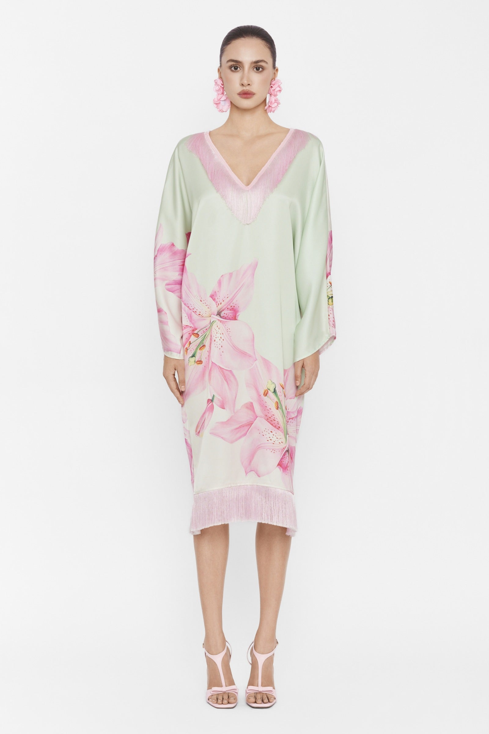 Nerissa Fringe Midi Dress