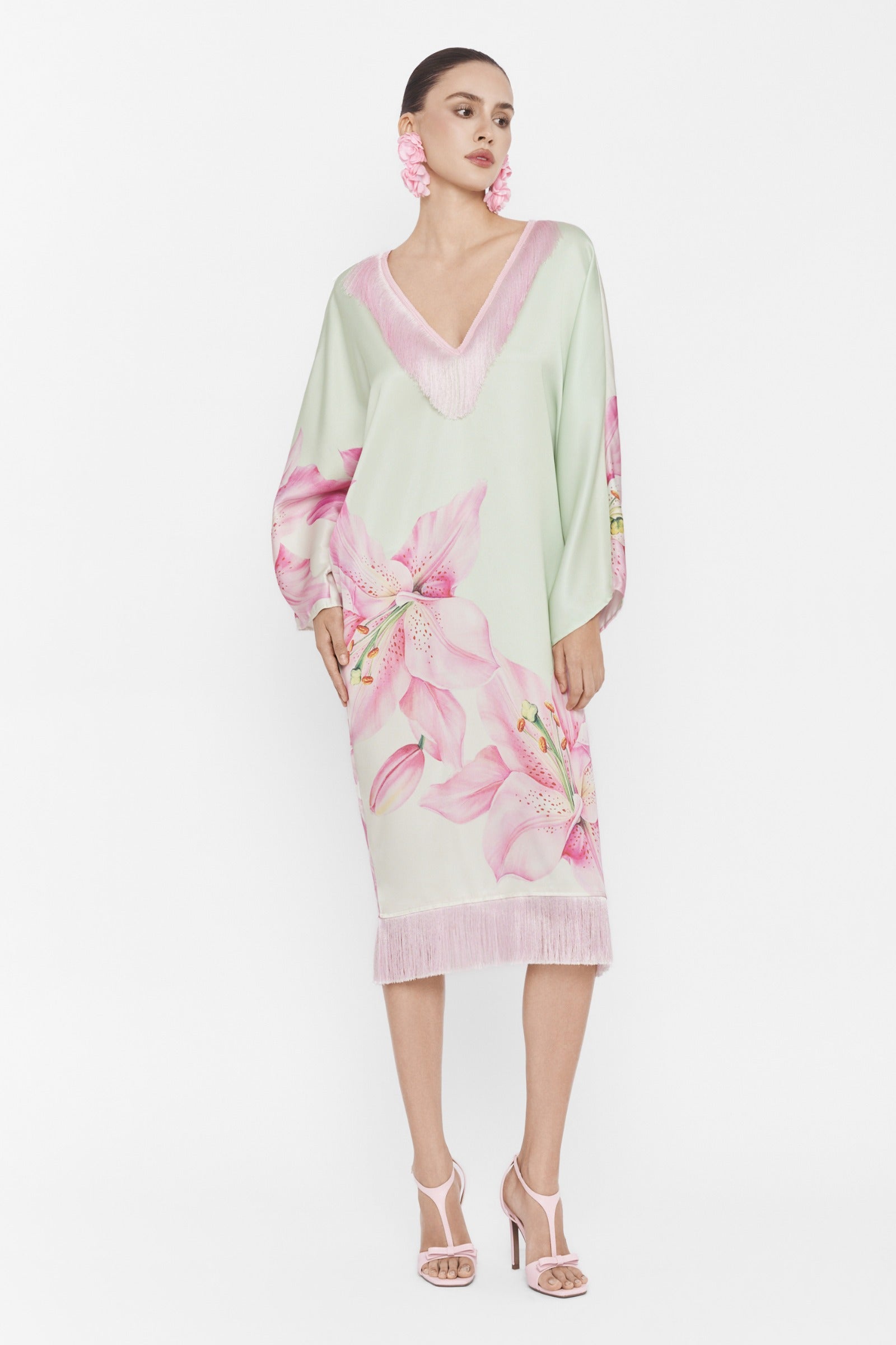 Nerissa Fringe Midi Dress
