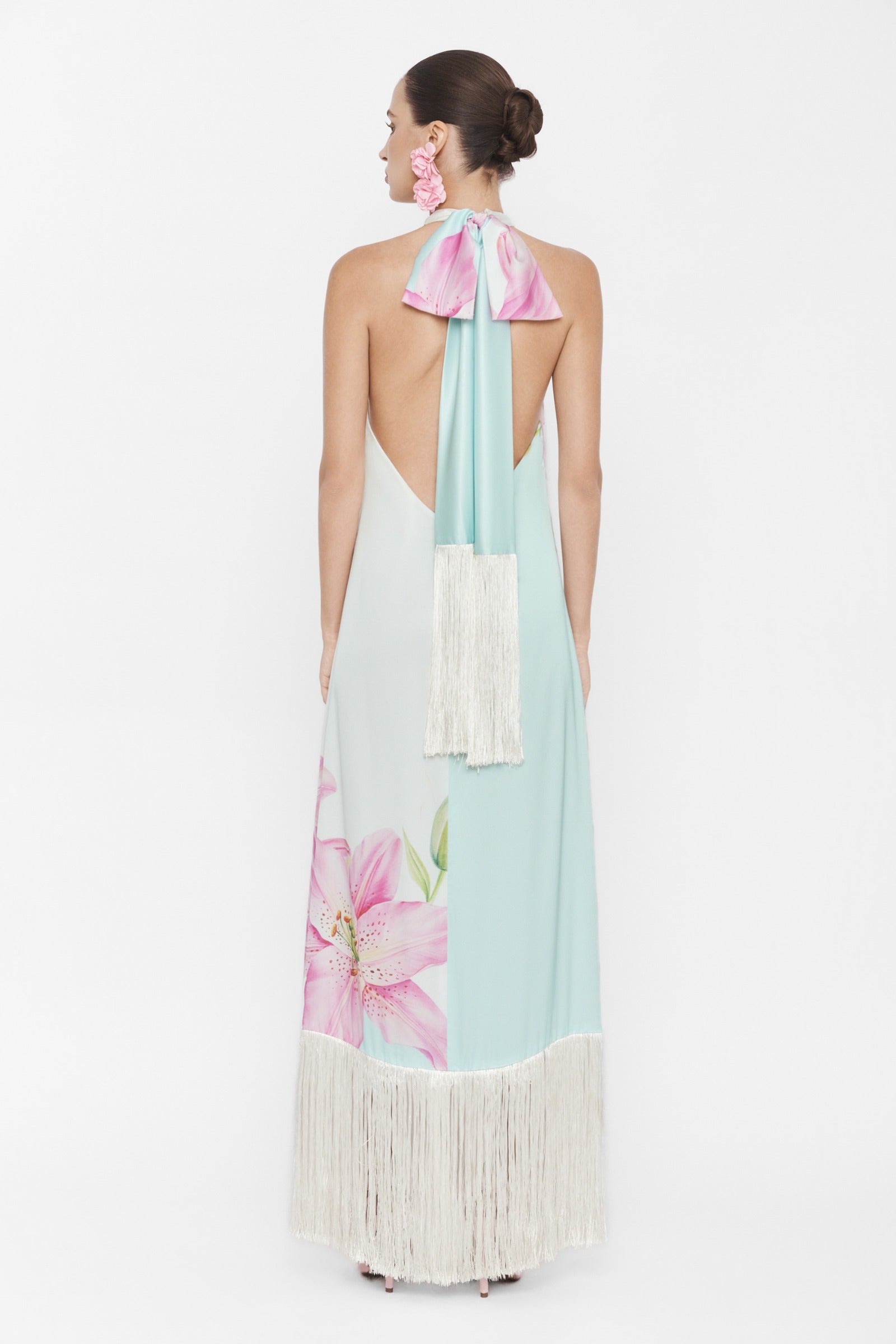 Virelle Fringe Maxi Dress