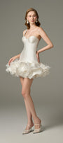 Blossom Floral Embellished Bustier Puffy Mini Dress 4