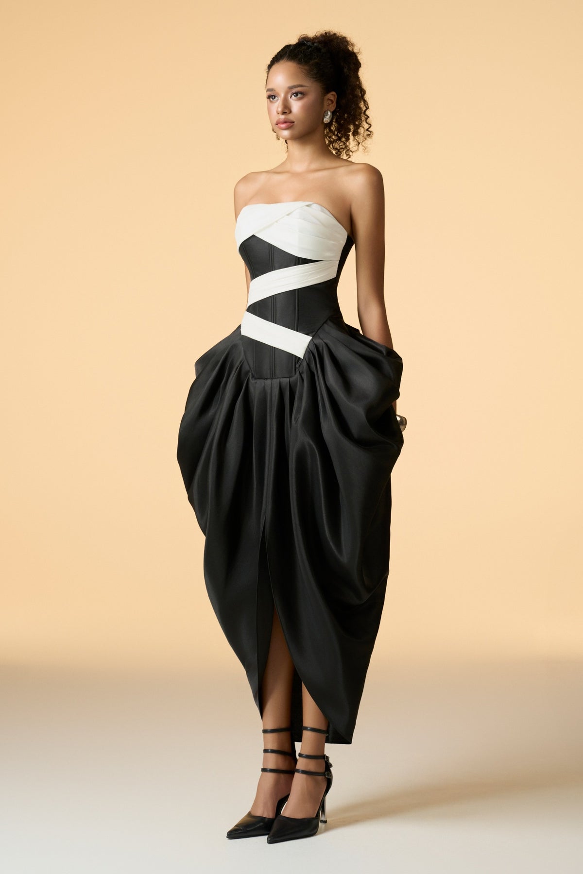 Mystique Pegged Midi Dress