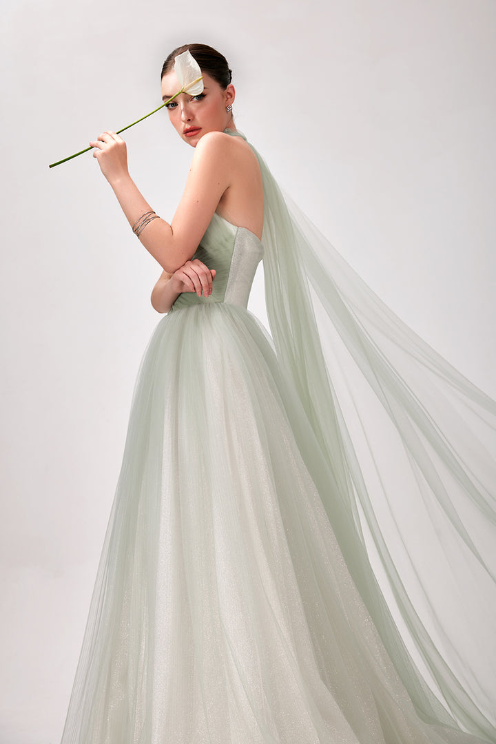 Karen Halter Draped Maxi Dress - MEAN BLVD