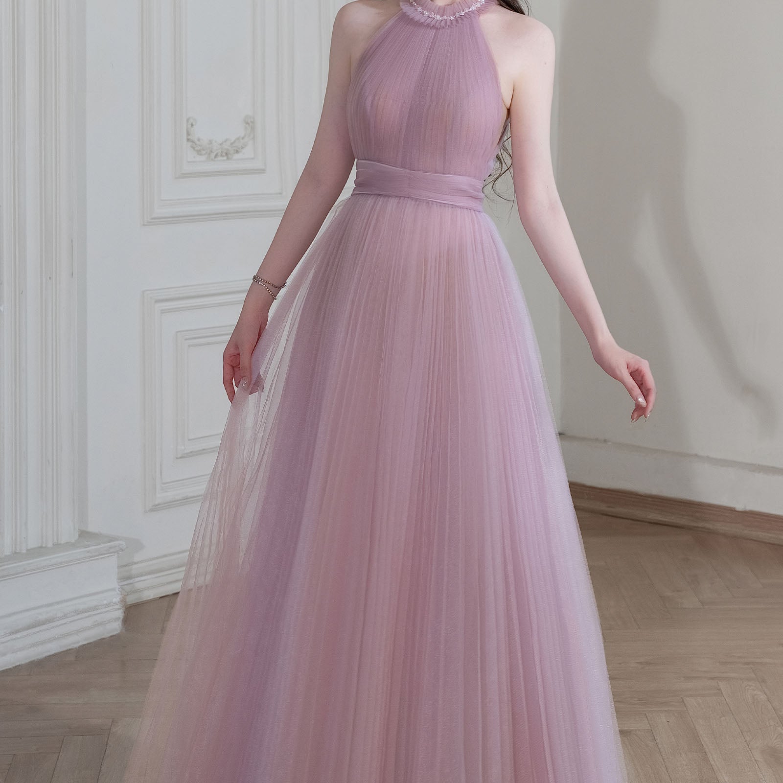Karina Pleated Maxi Dress - MEAN BLVD
