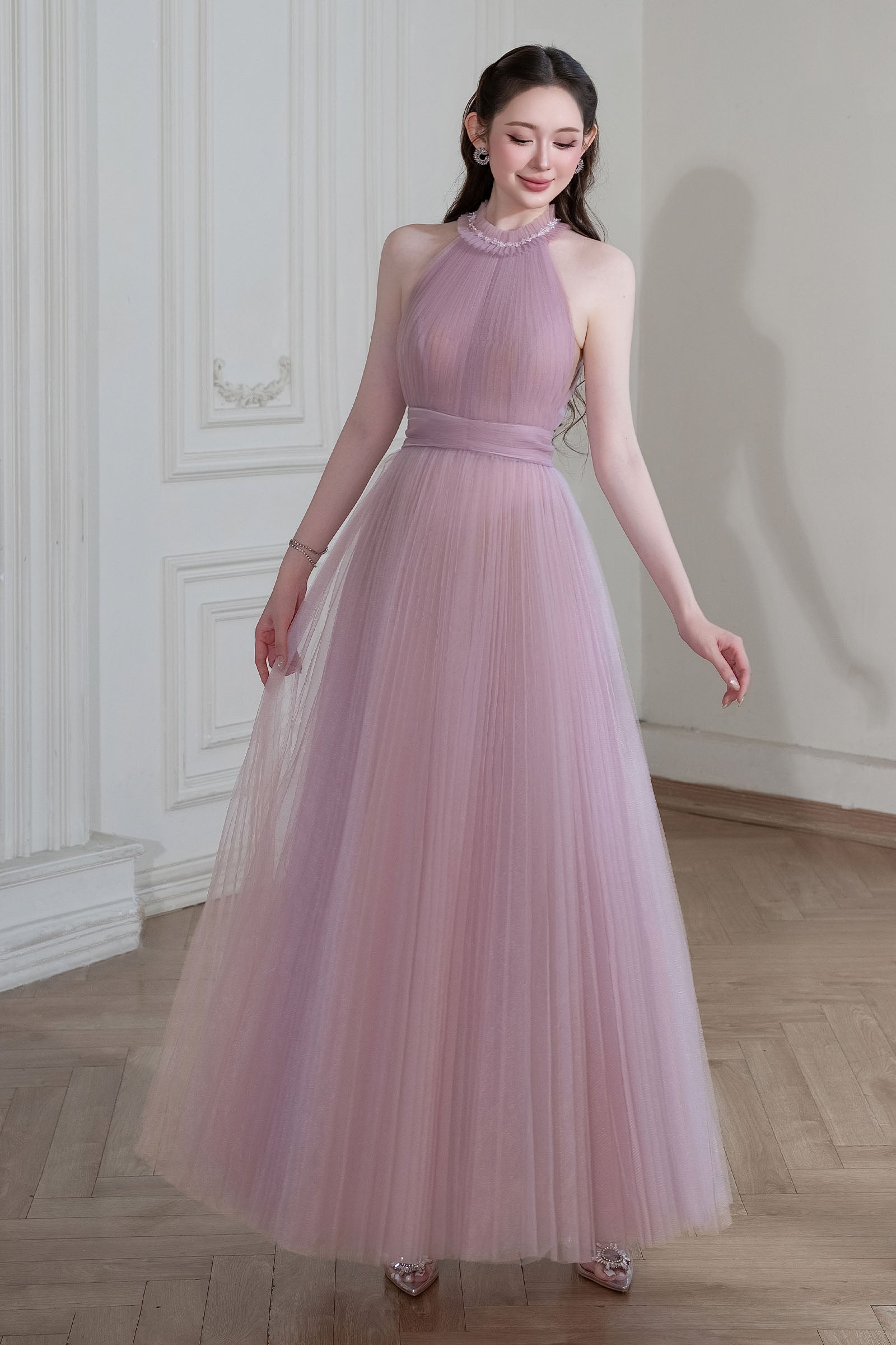 Karina Pleated Maxi Dress - MEAN BLVD