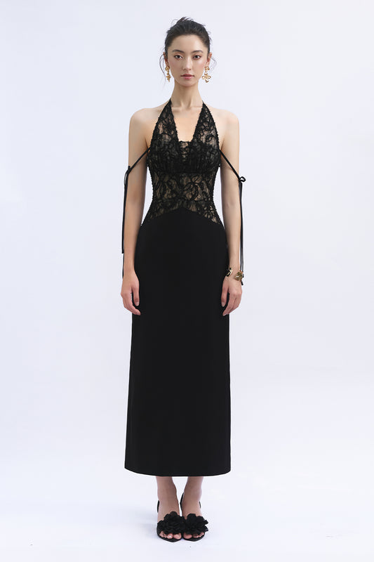 Karyna Halter Midi Dress - MEAN BLVD