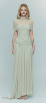 Kayla Cape Sleeve Maxi Dress - MEAN BLVD