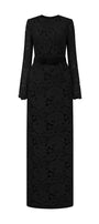 Kennedi Long Sleeve Lace Maxi Dress - MEAN BLVD