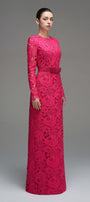 Kennedi Long Sleeve Lace Maxi Dress - MEAN BLVD