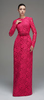 Kennedi Long Sleeve Lace Maxi Dress - MEAN BLVD
