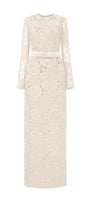 Kennedi Long Sleeve Lace Maxi Dress - MEAN BLVD
