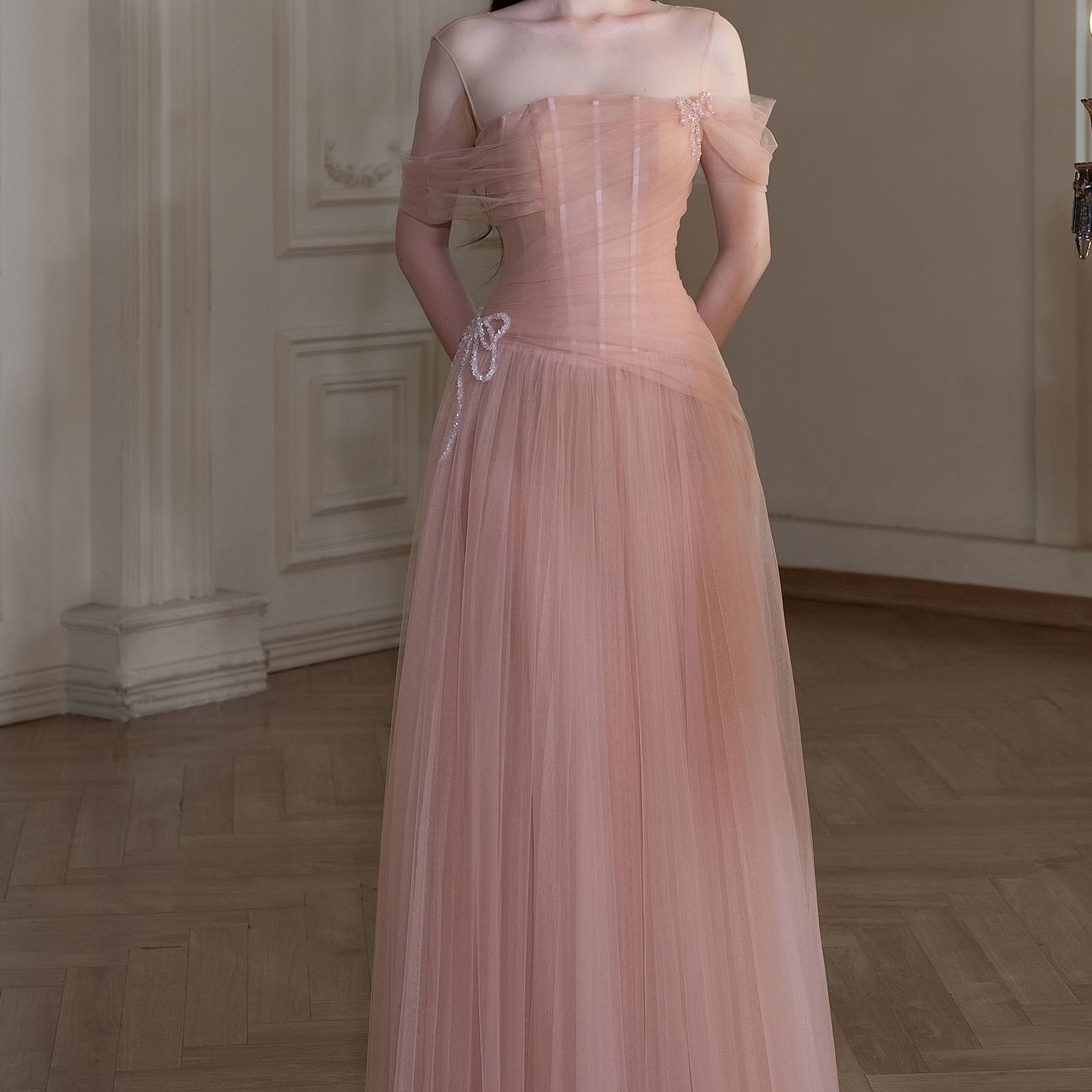 Koraline Off-Shoulder Maxi Dress - MEAN BLVD