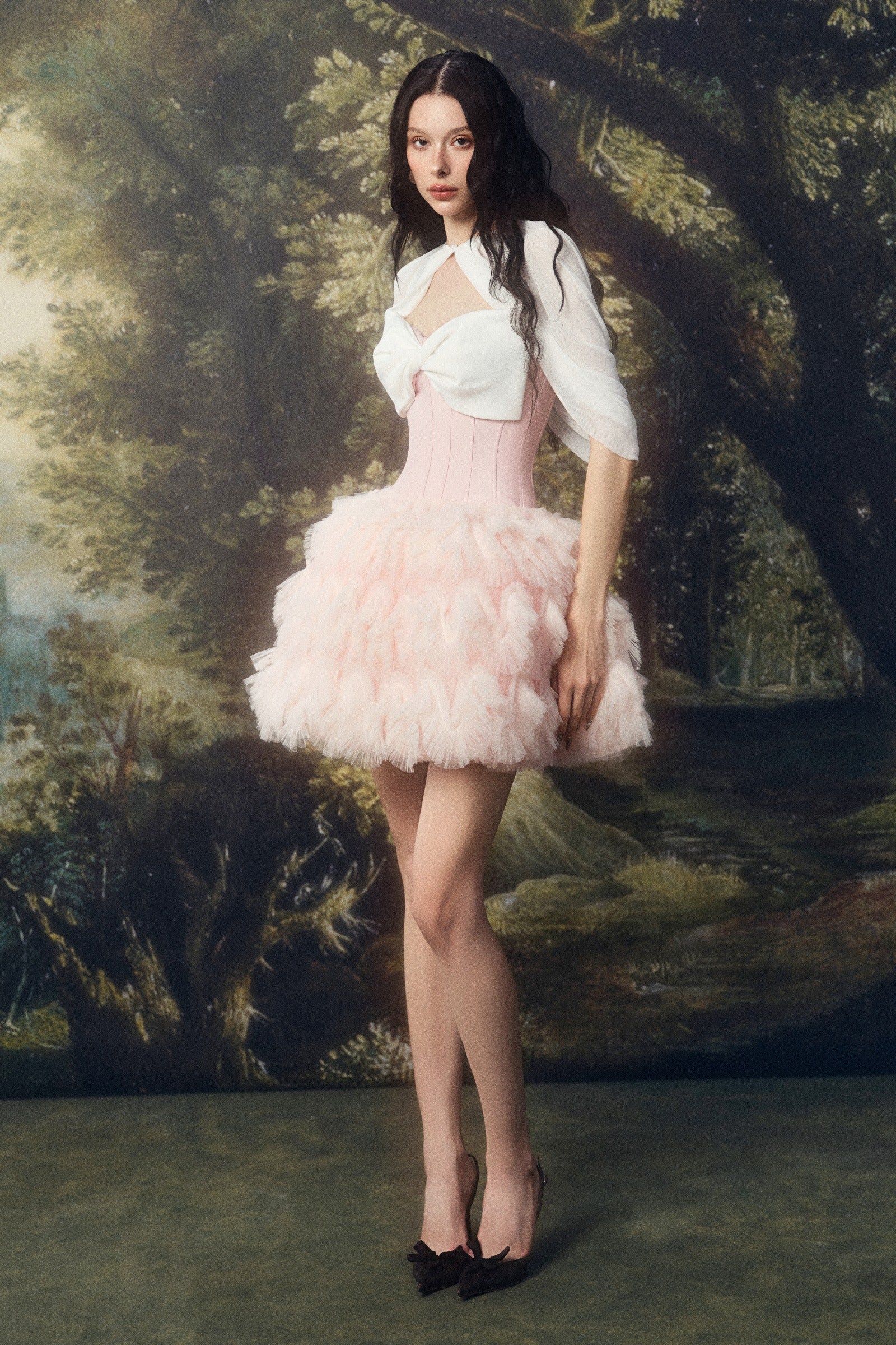 Efflora Ruffle Mini Dress