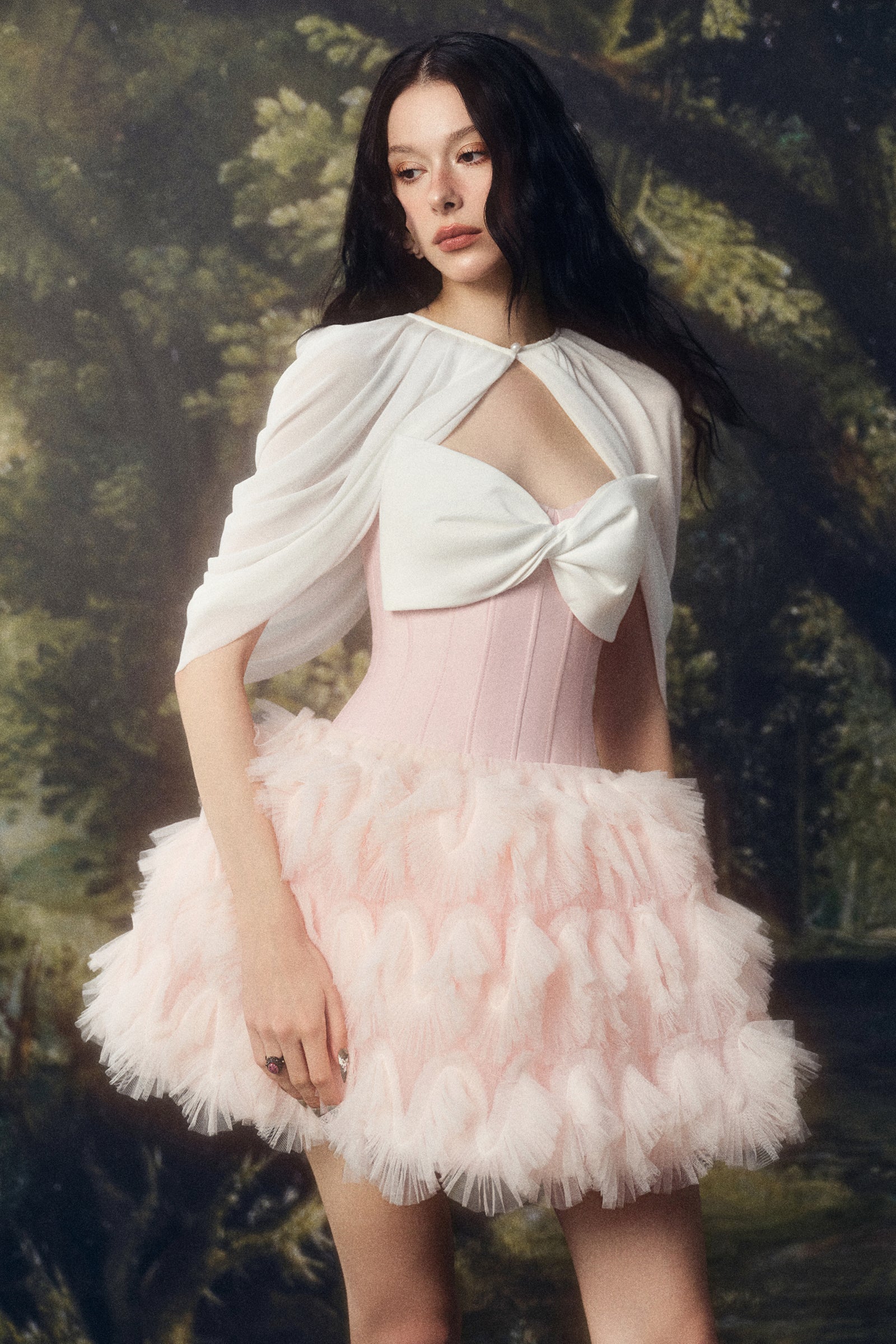 Efflora Ruffle Mini Dress