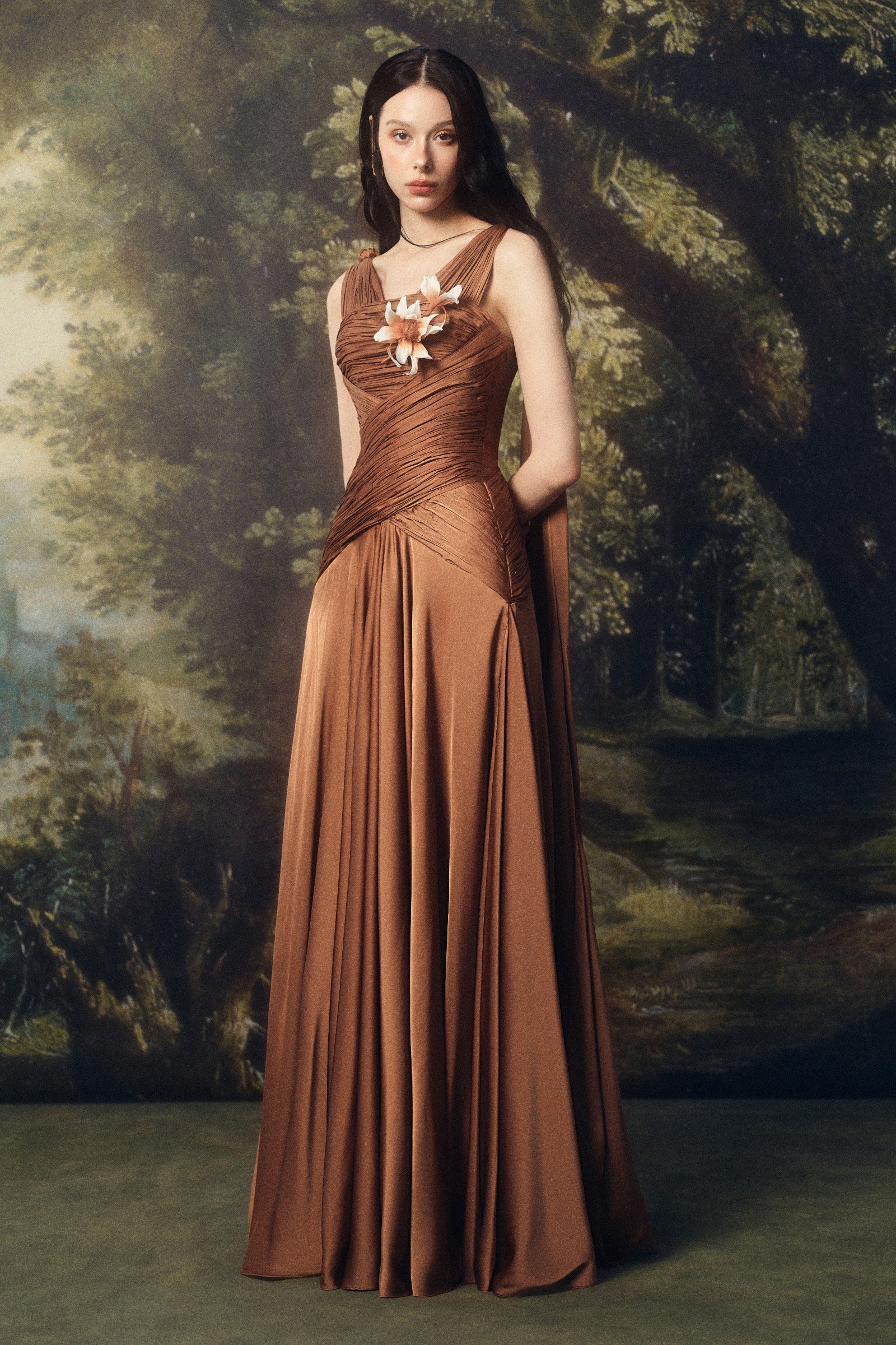 Ambriel V-Neck Maxi Dress