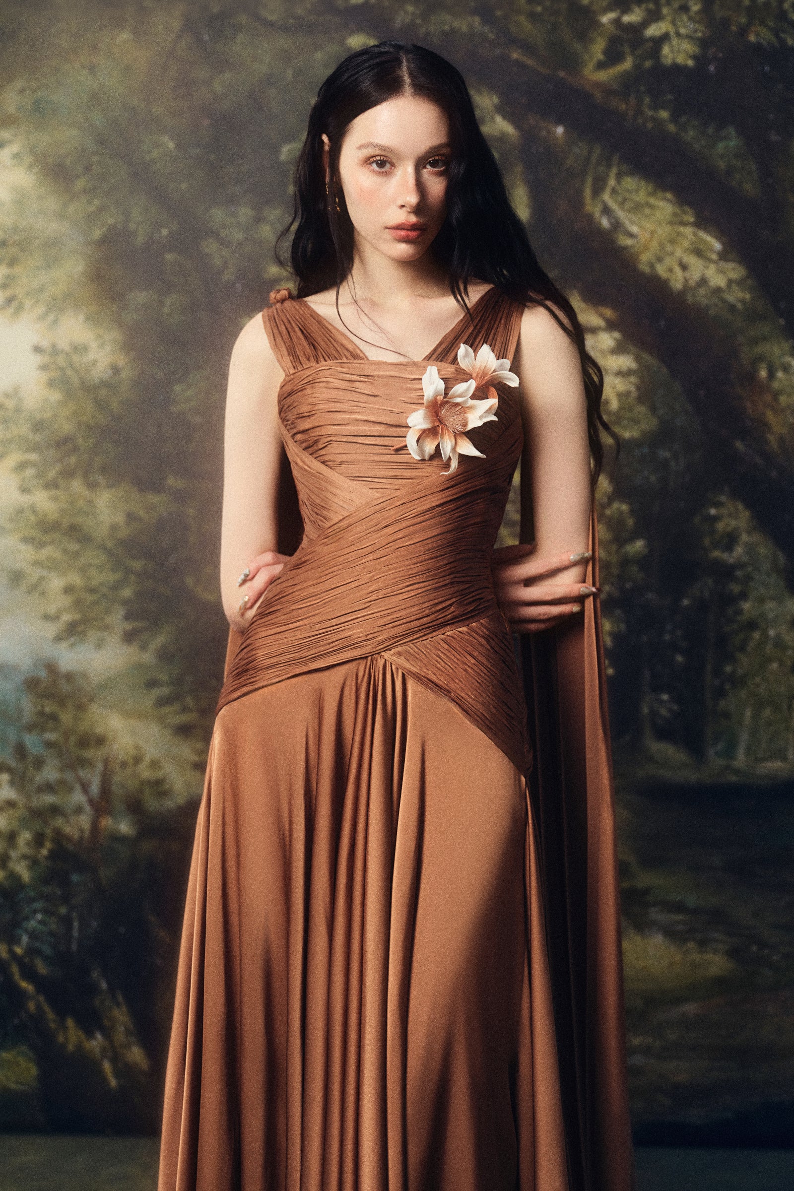 Ambriel V-Neck Maxi Dress