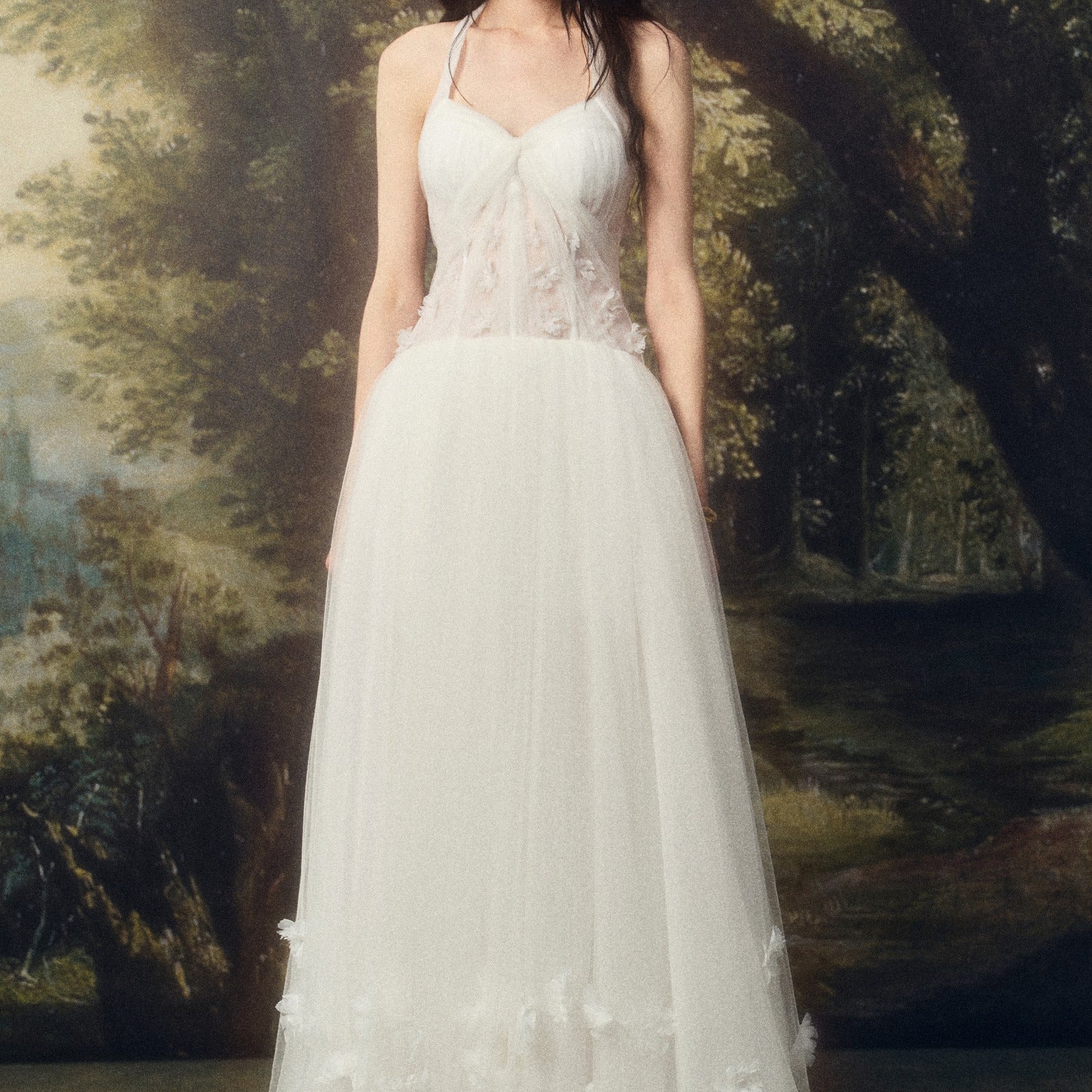 Nubelia Applique Maxi Dress