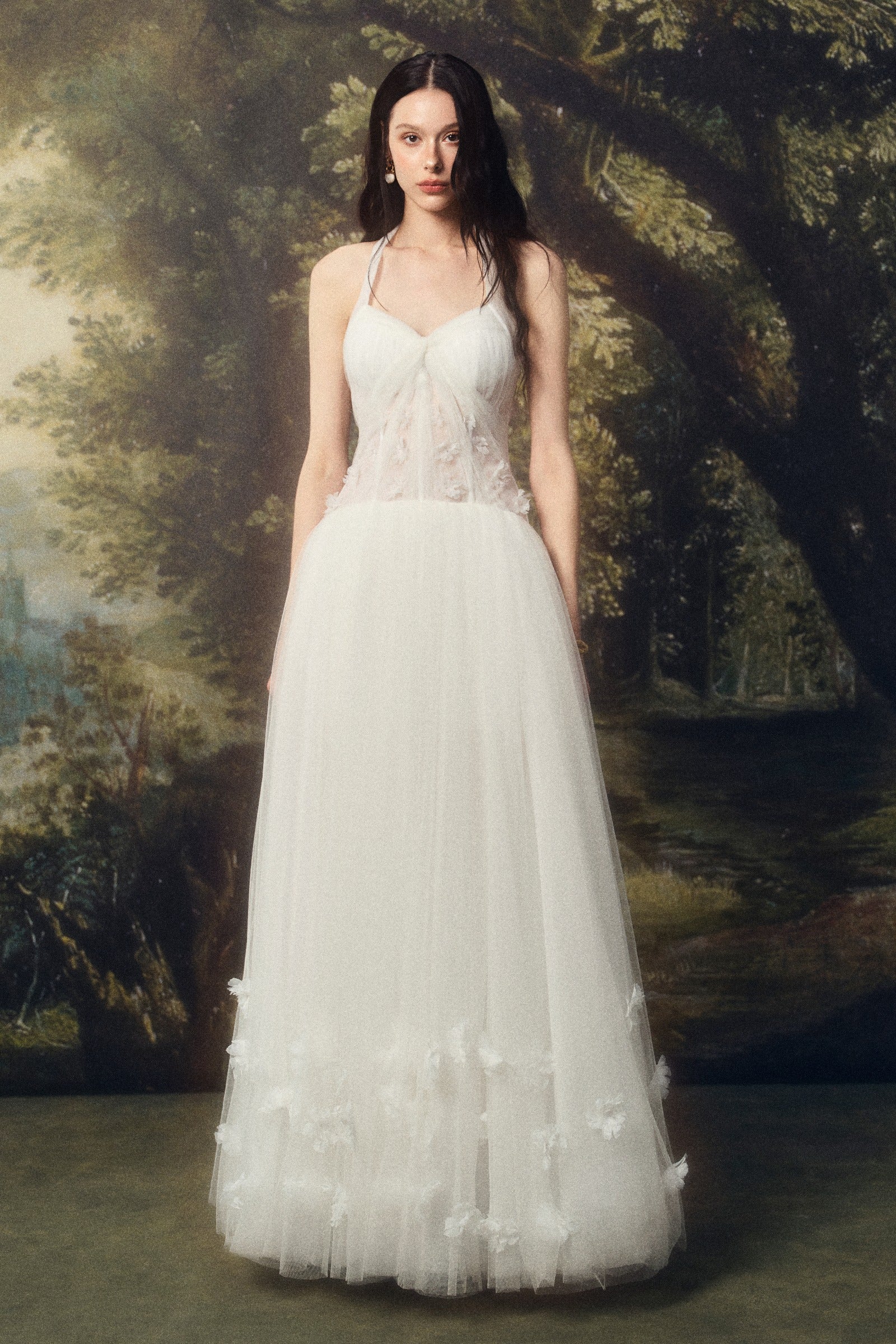 Nubelia Applique Maxi Dress