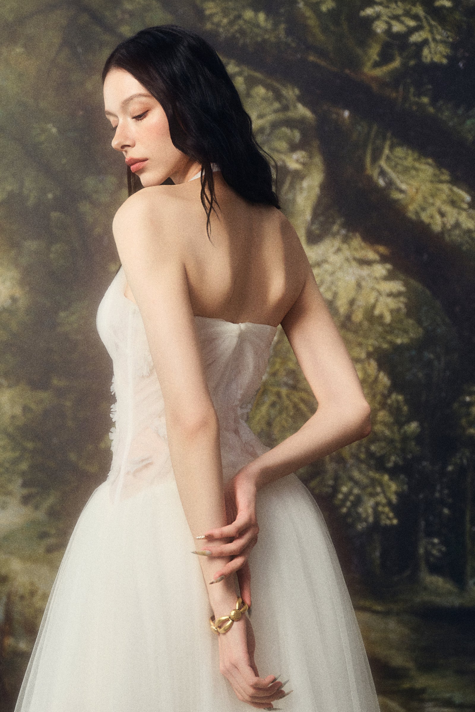 Nubelia Applique Maxi Dress