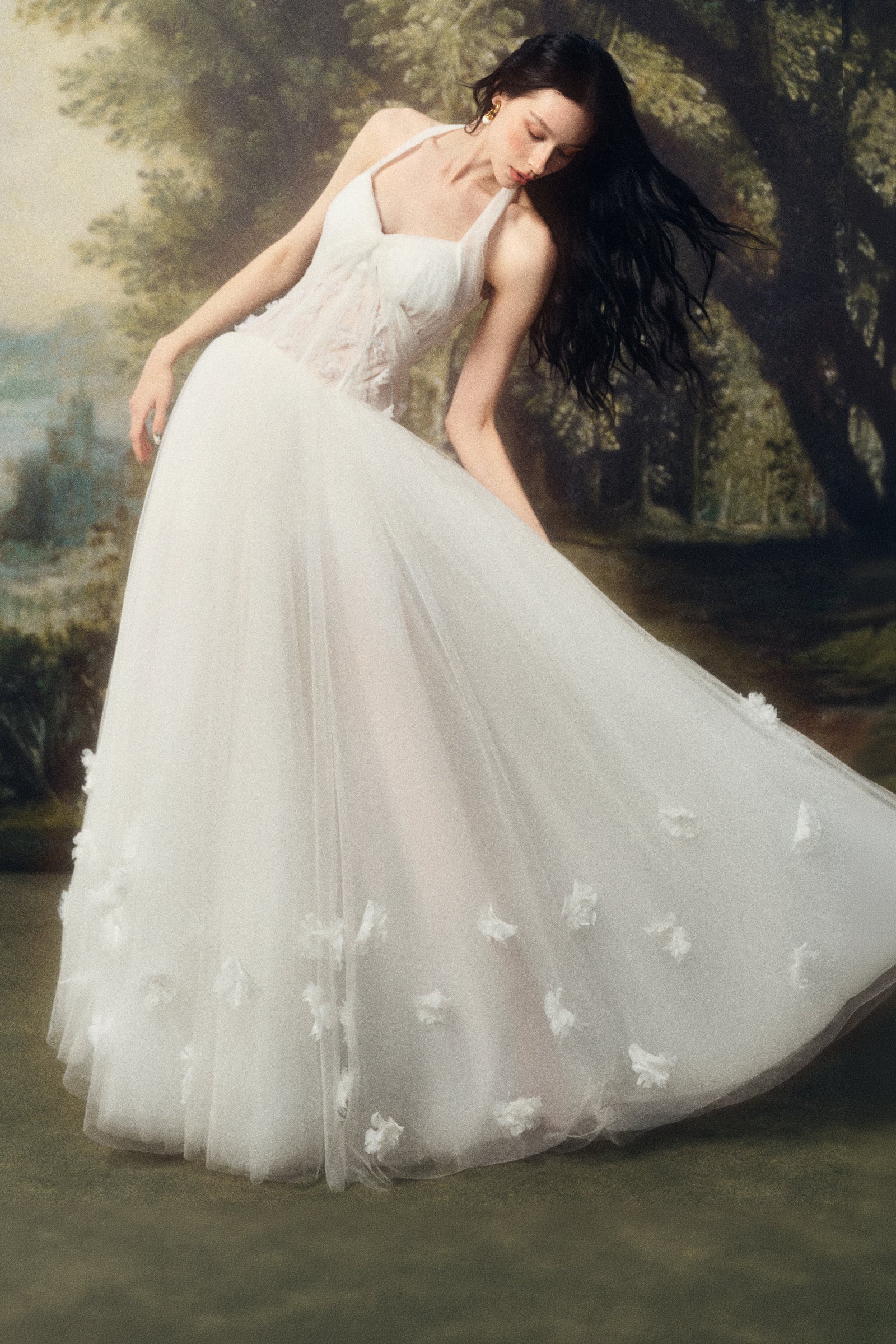 Nubelia Applique Maxi Dress