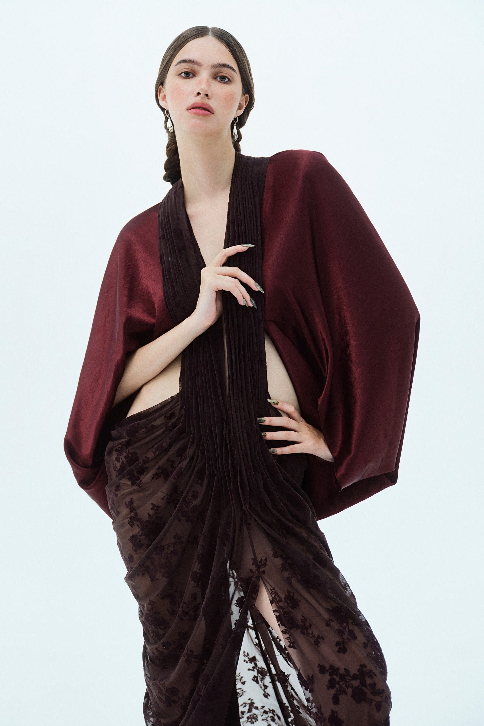 Boticeli Batwing Sleeve Maxi Dress