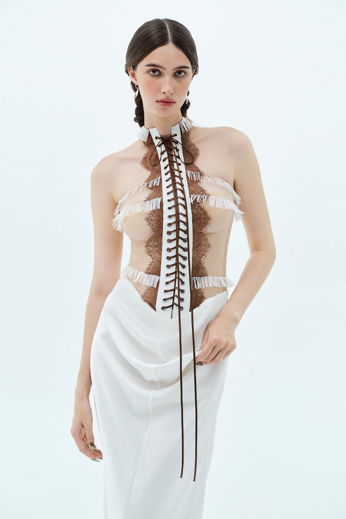 Columna Draped Maxi Dress