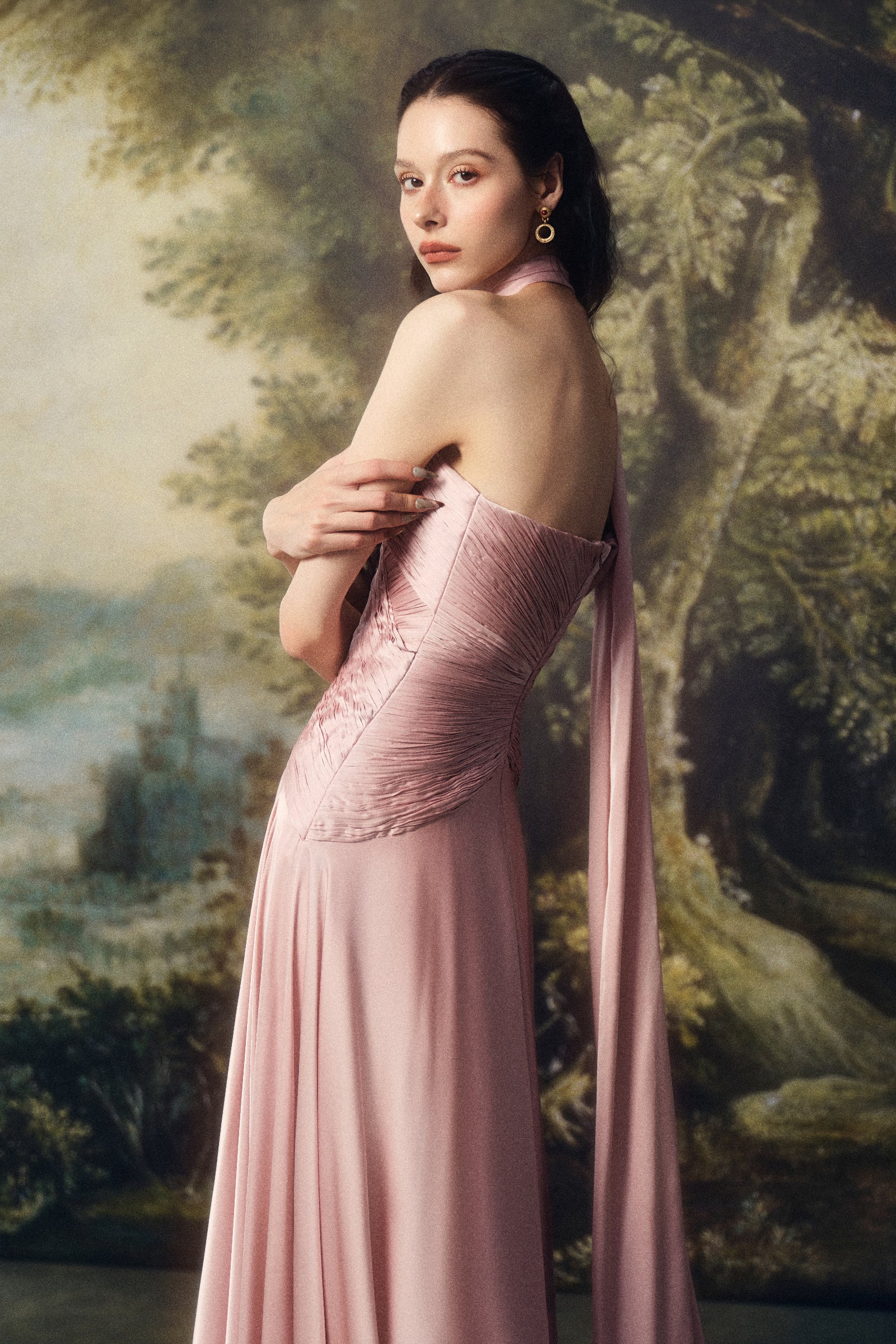 Lysora One Shoulder Maxi Dress