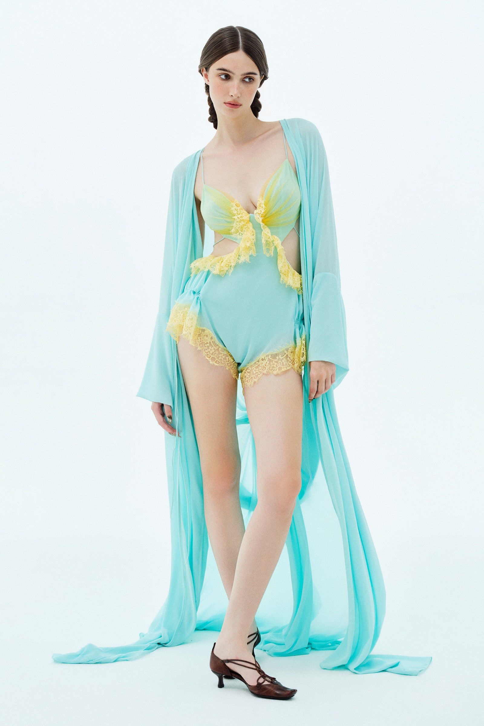 Turquesa Applique Bodysuit