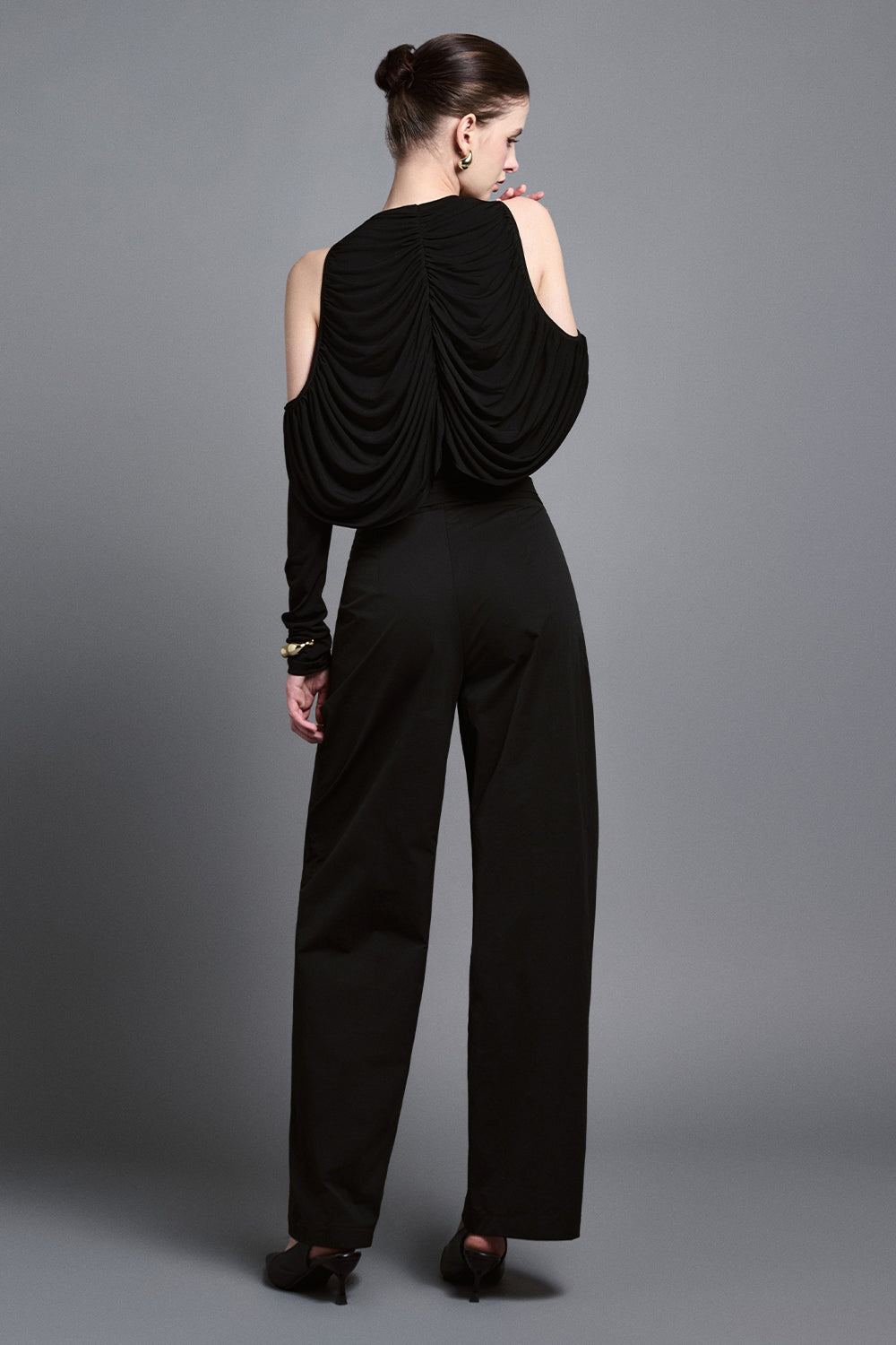 Ira Straight Seam Pocket Khaki Maxi Pants