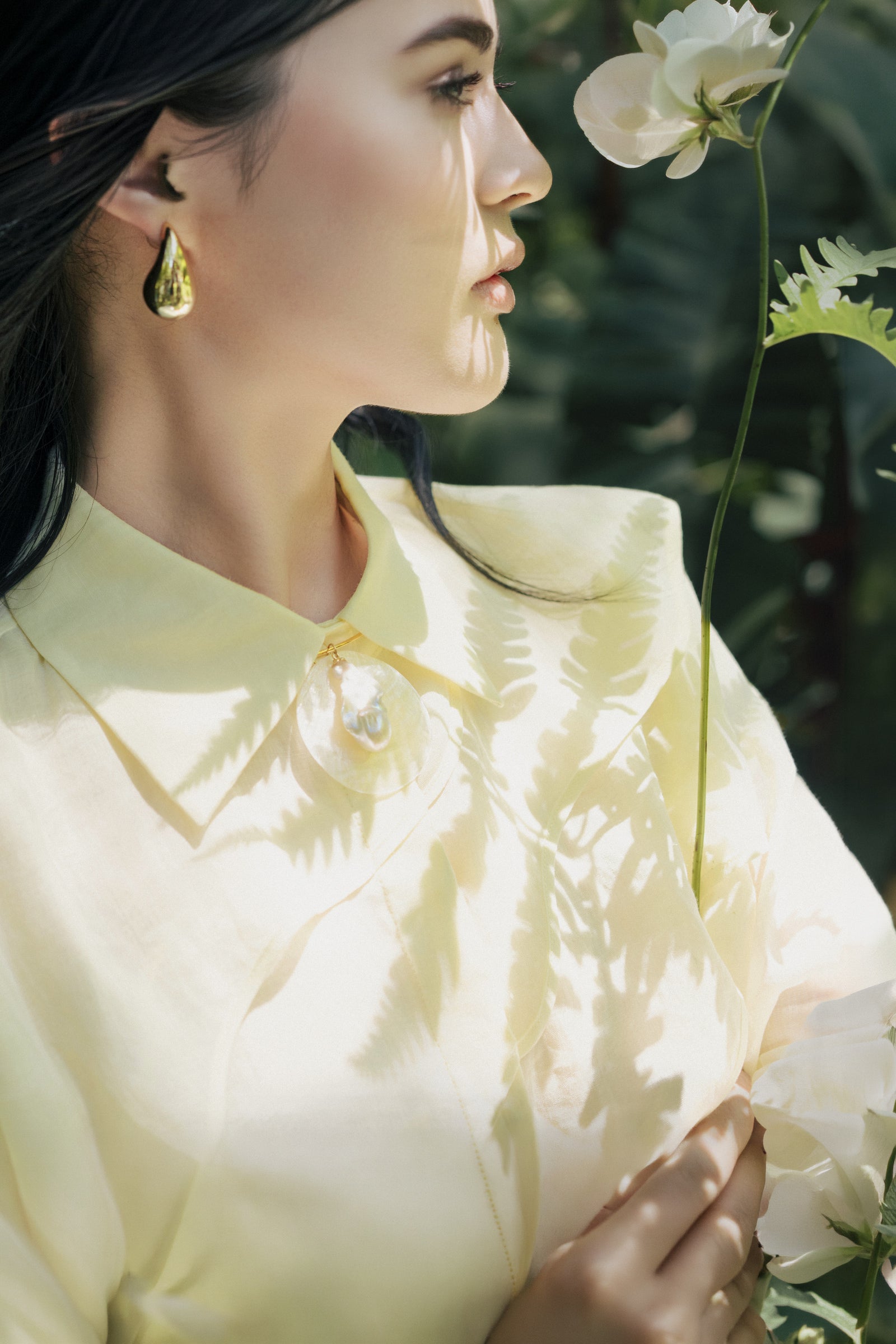Ocean Ruffle Shirt
