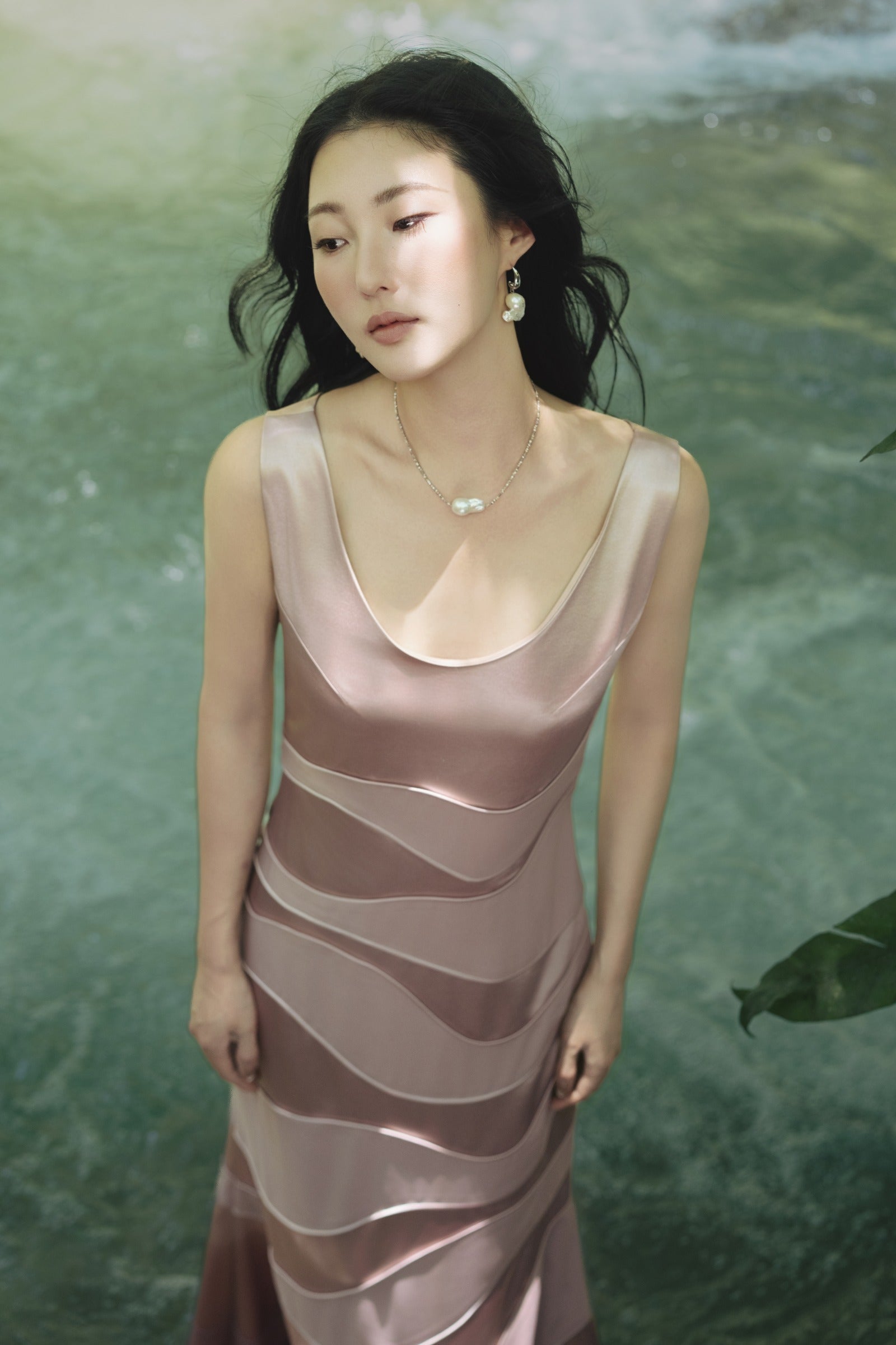 Tidal Piping Maxi Dress