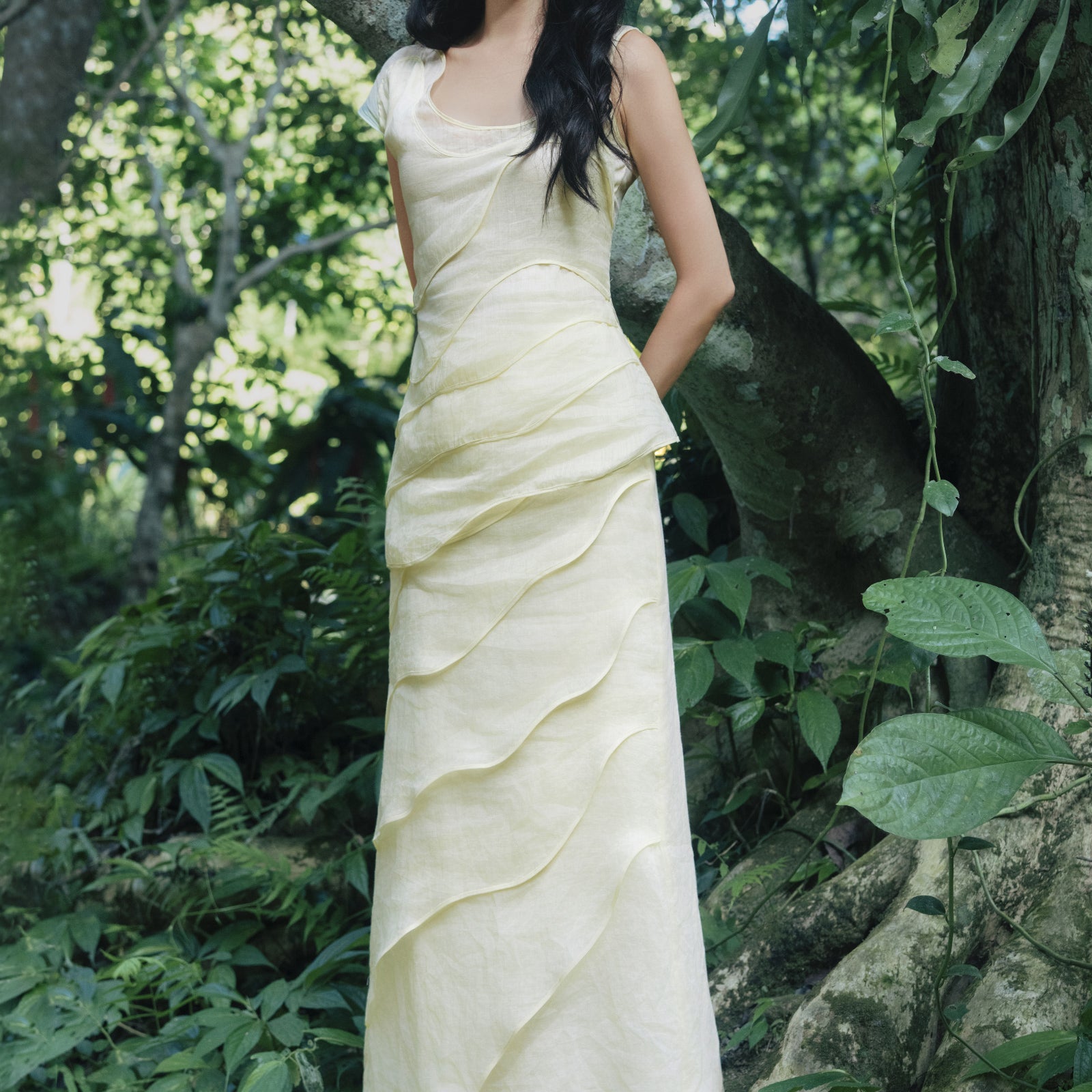 Ocean Ruffle Skirt