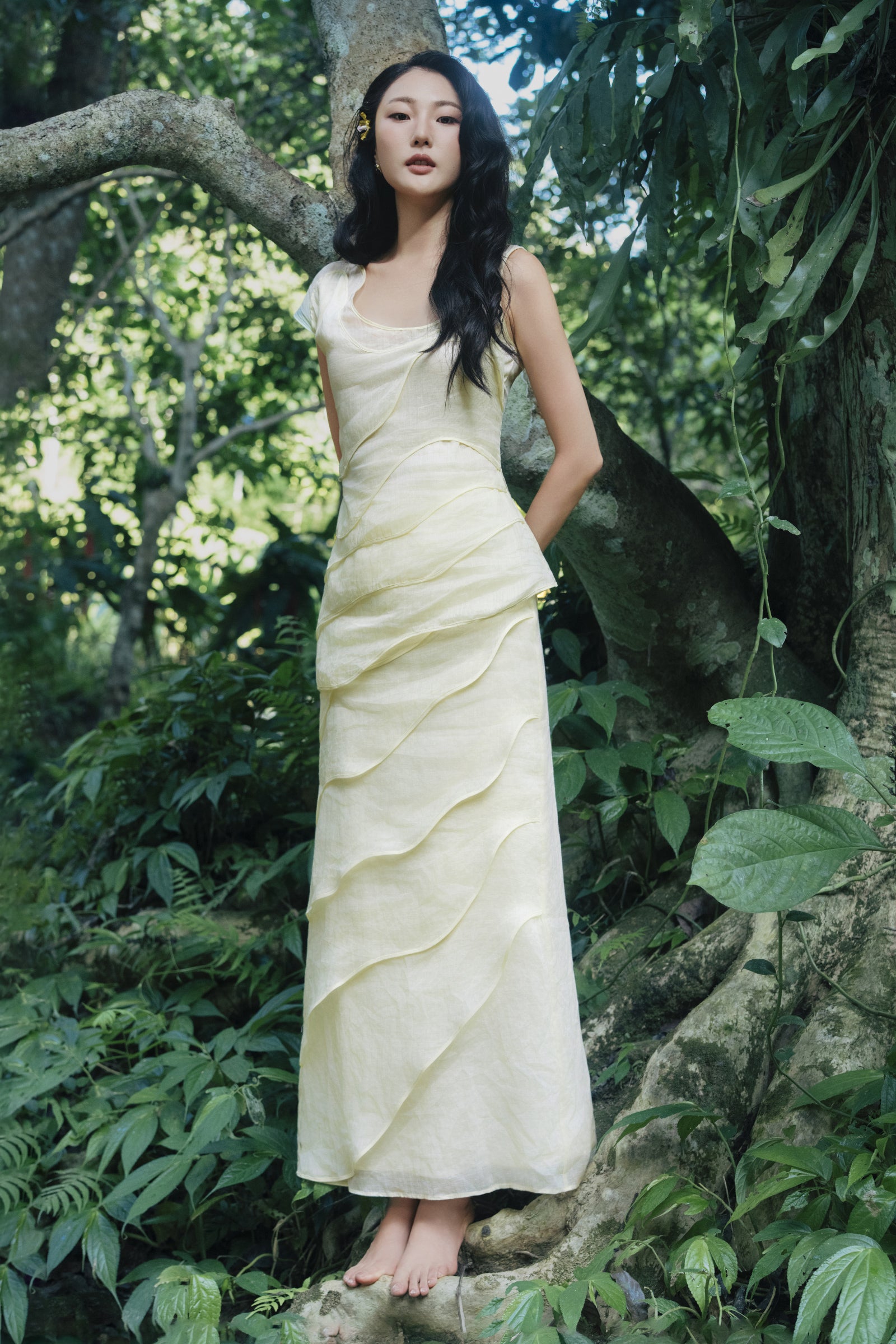 Ocean Ruffle Skirt