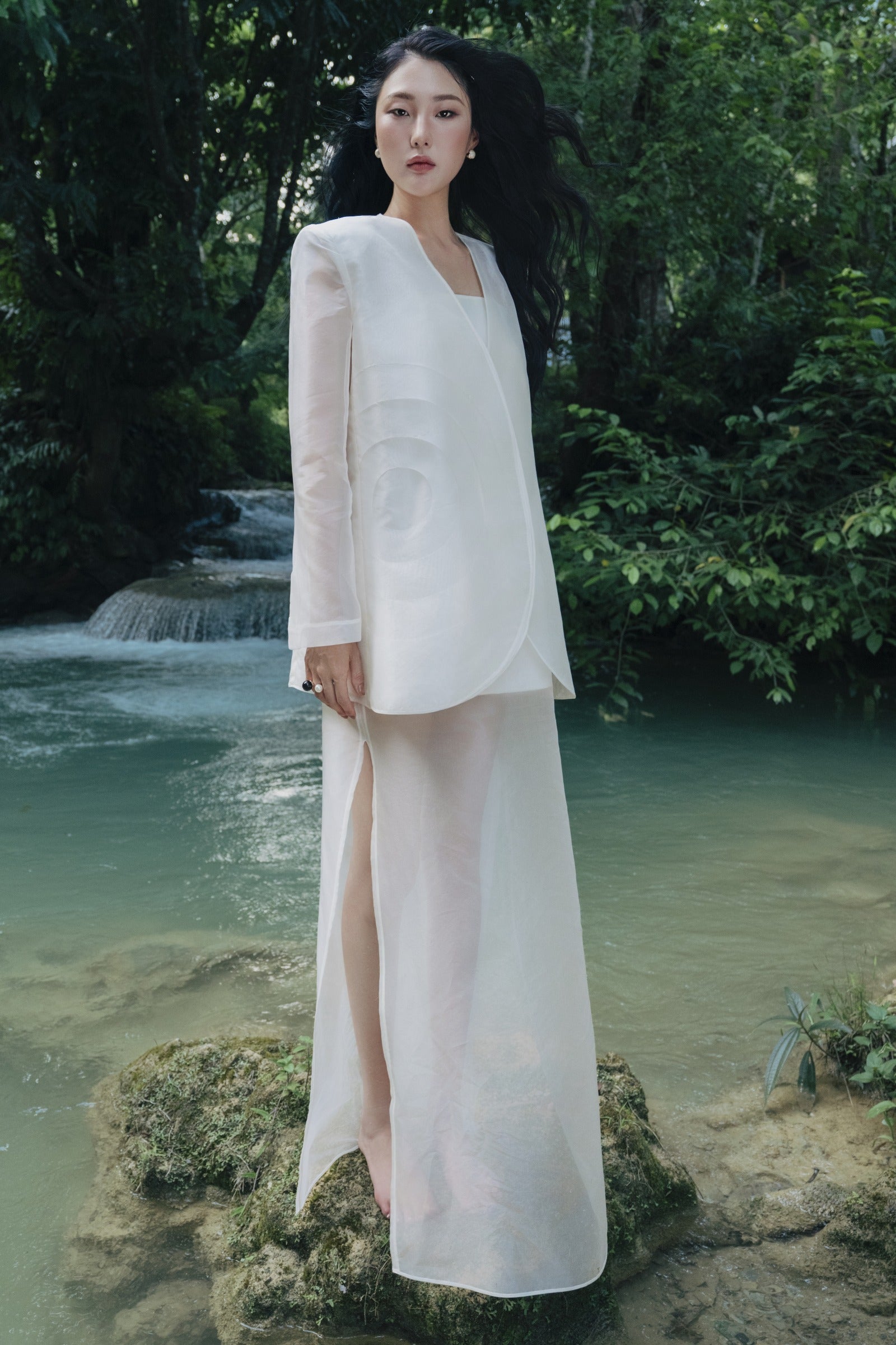 Ripple Wrap Blazer