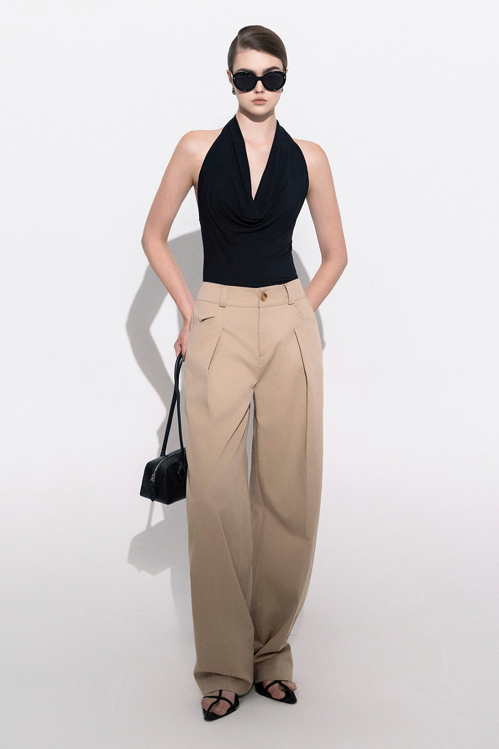 Roie Bodycon Halter Neck Modal Top